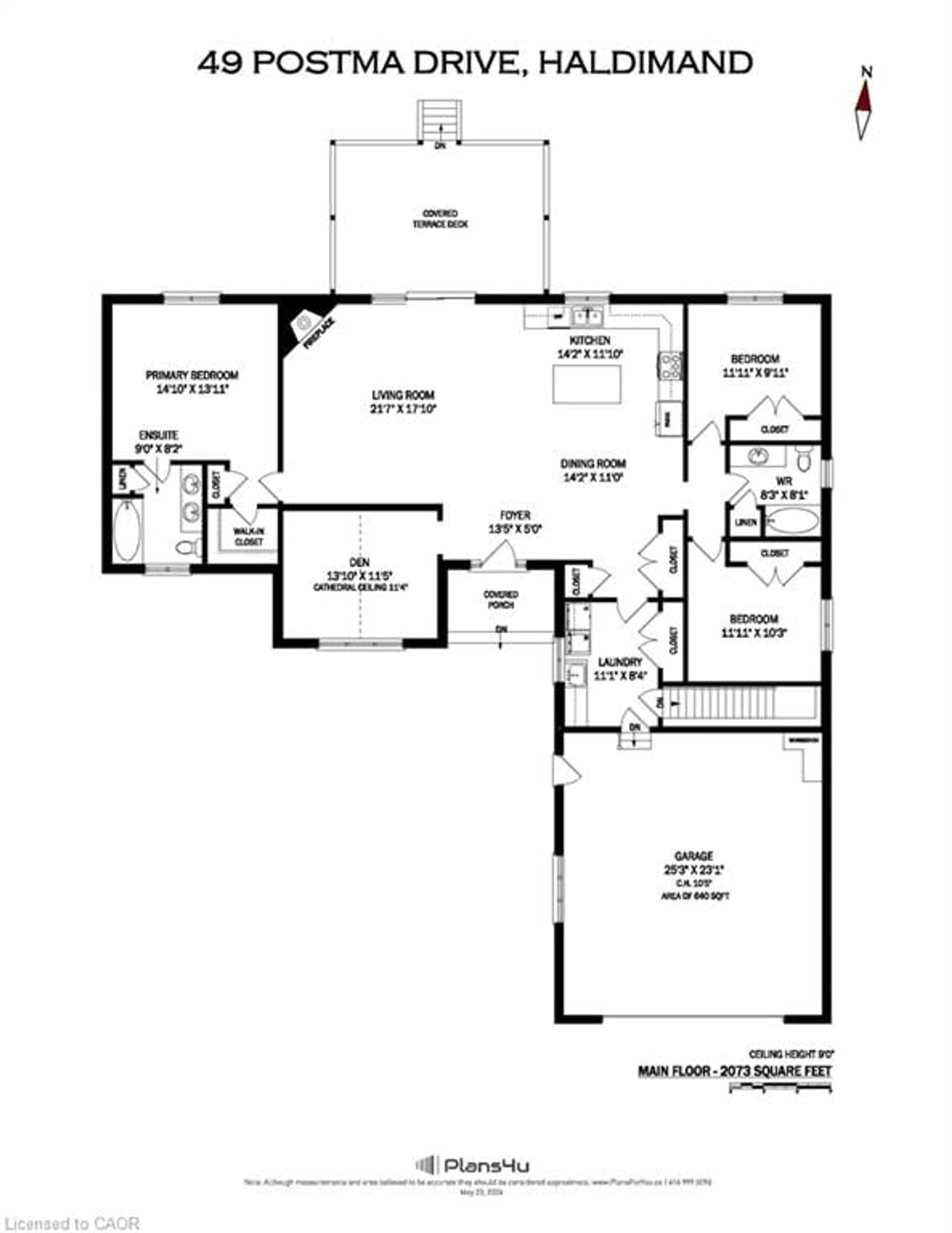 Floor plan for 49 Postma Dr, Dunnville Ontario N1A 0B2