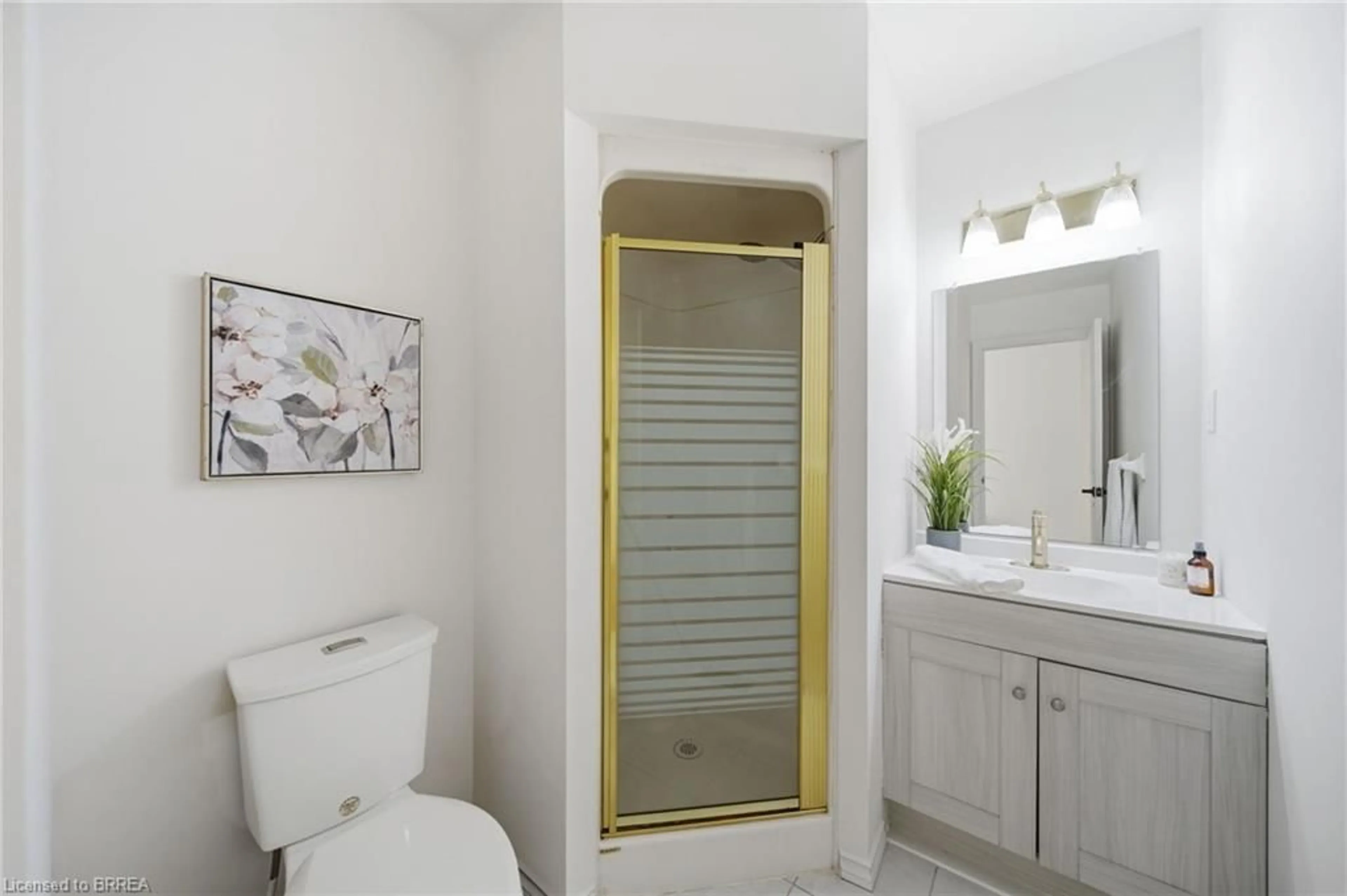 Standard bathroom, ceramic/tile floor for 1 Buchanan Cres #10, Brantford Ontario N3P 2B2