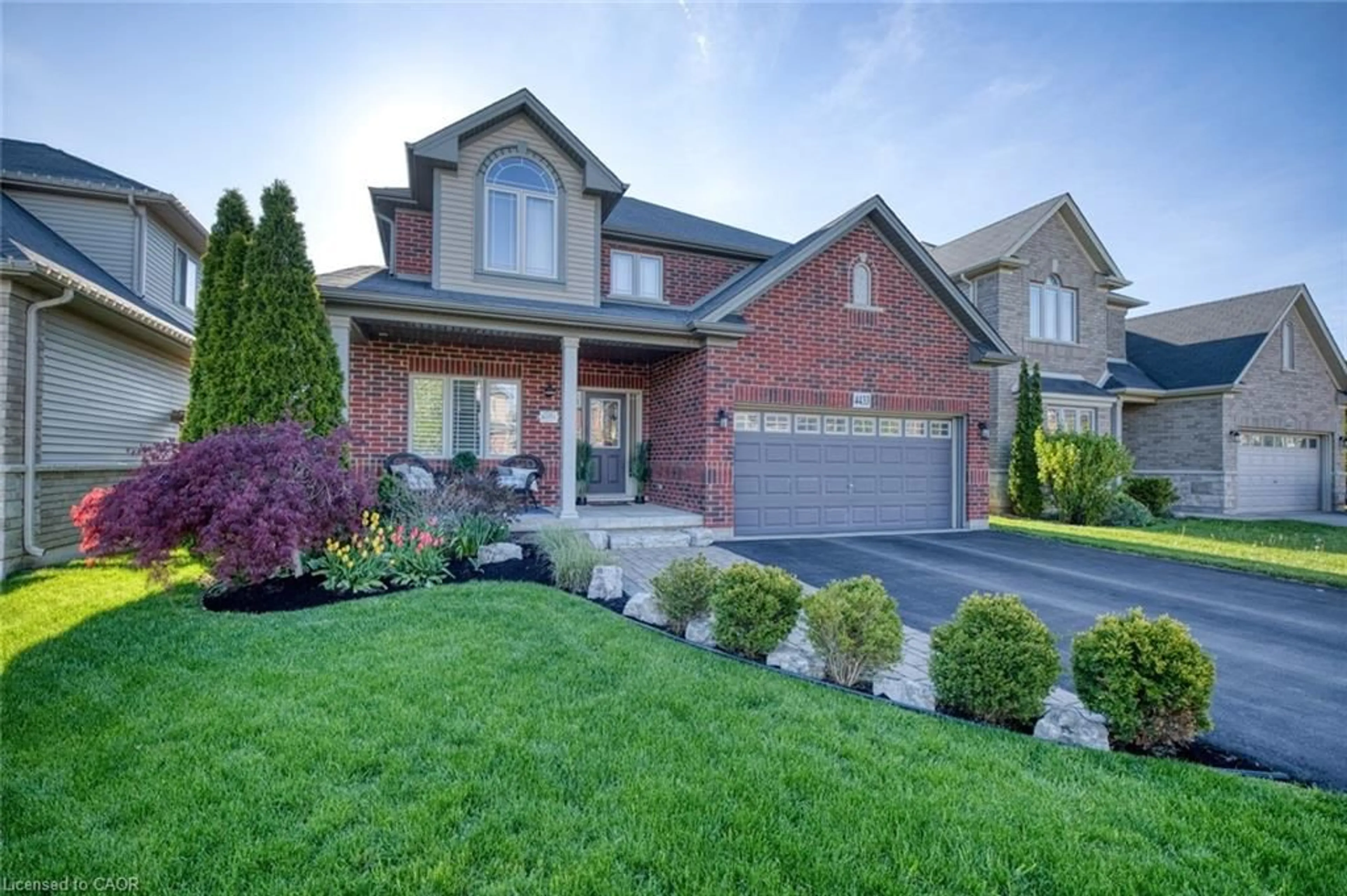 Home with brick exterior material, street for 4433 Comfort Cres, Beamsville Ontario L3J 1N3