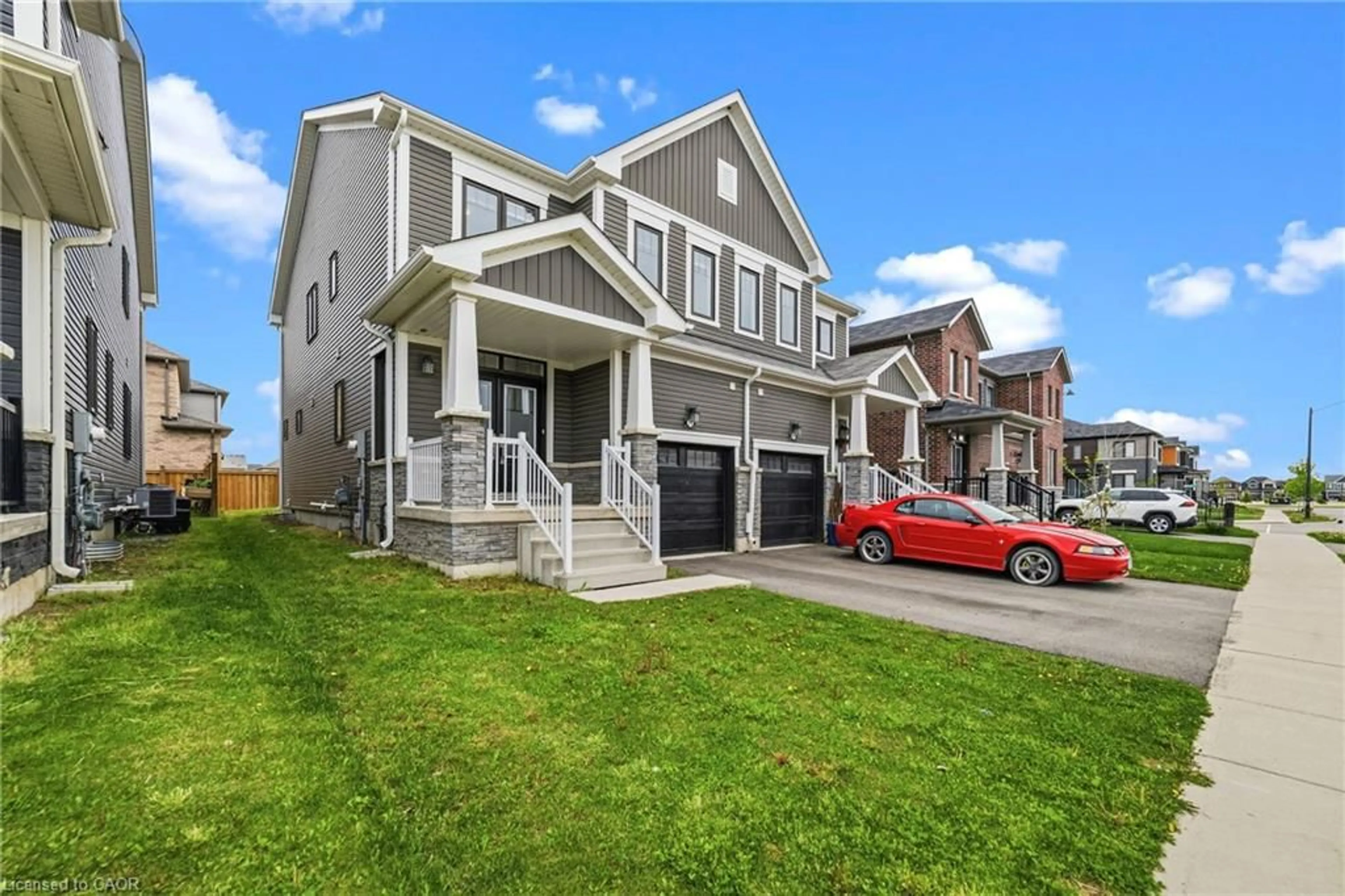 Home with vinyl exterior material, street for 79 Rainbow Dr, Caledonia Ontario N3W 0E8