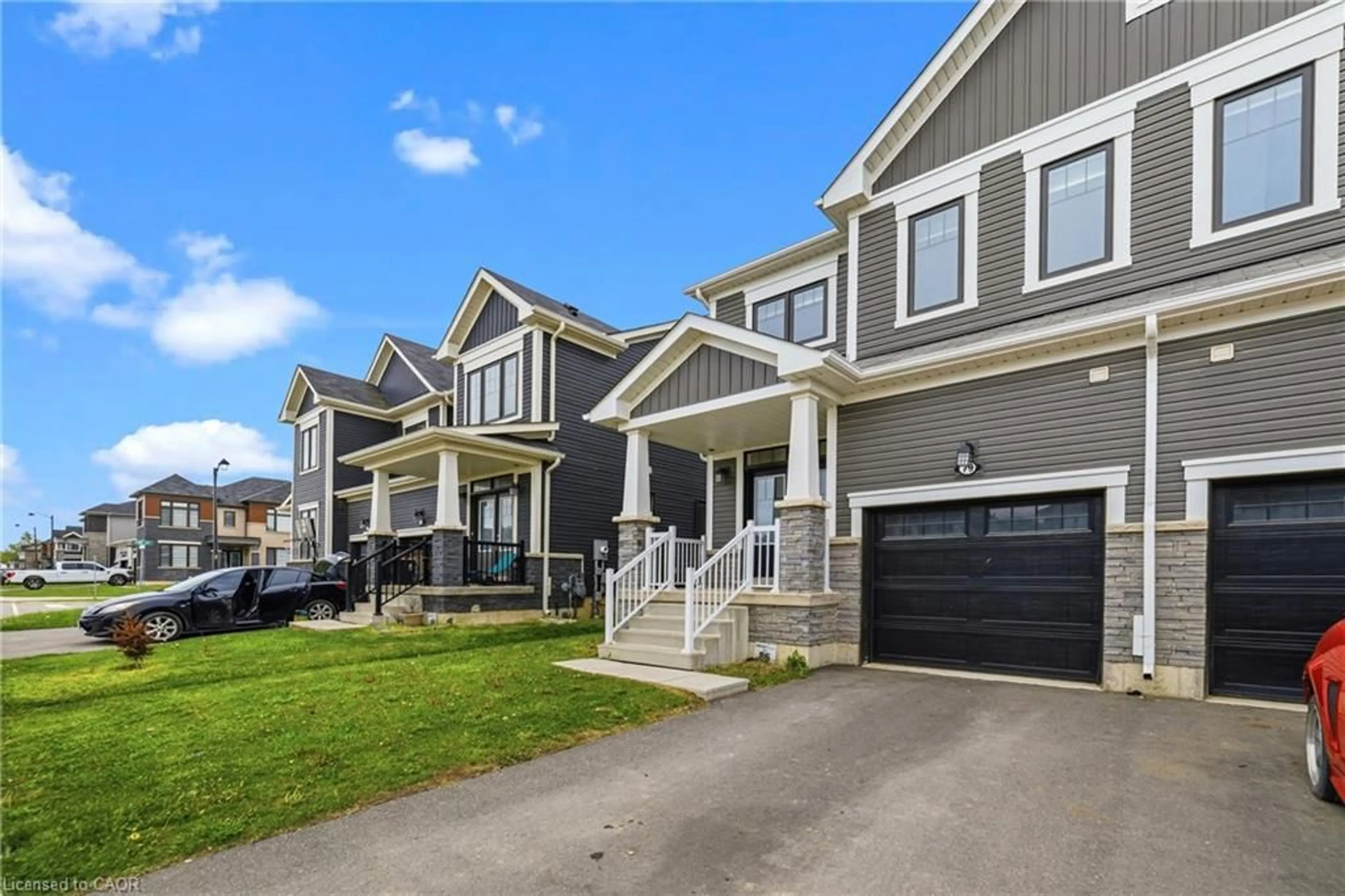 Home with vinyl exterior material, street for 79 Rainbow Dr, Caledonia Ontario N3W 0E8