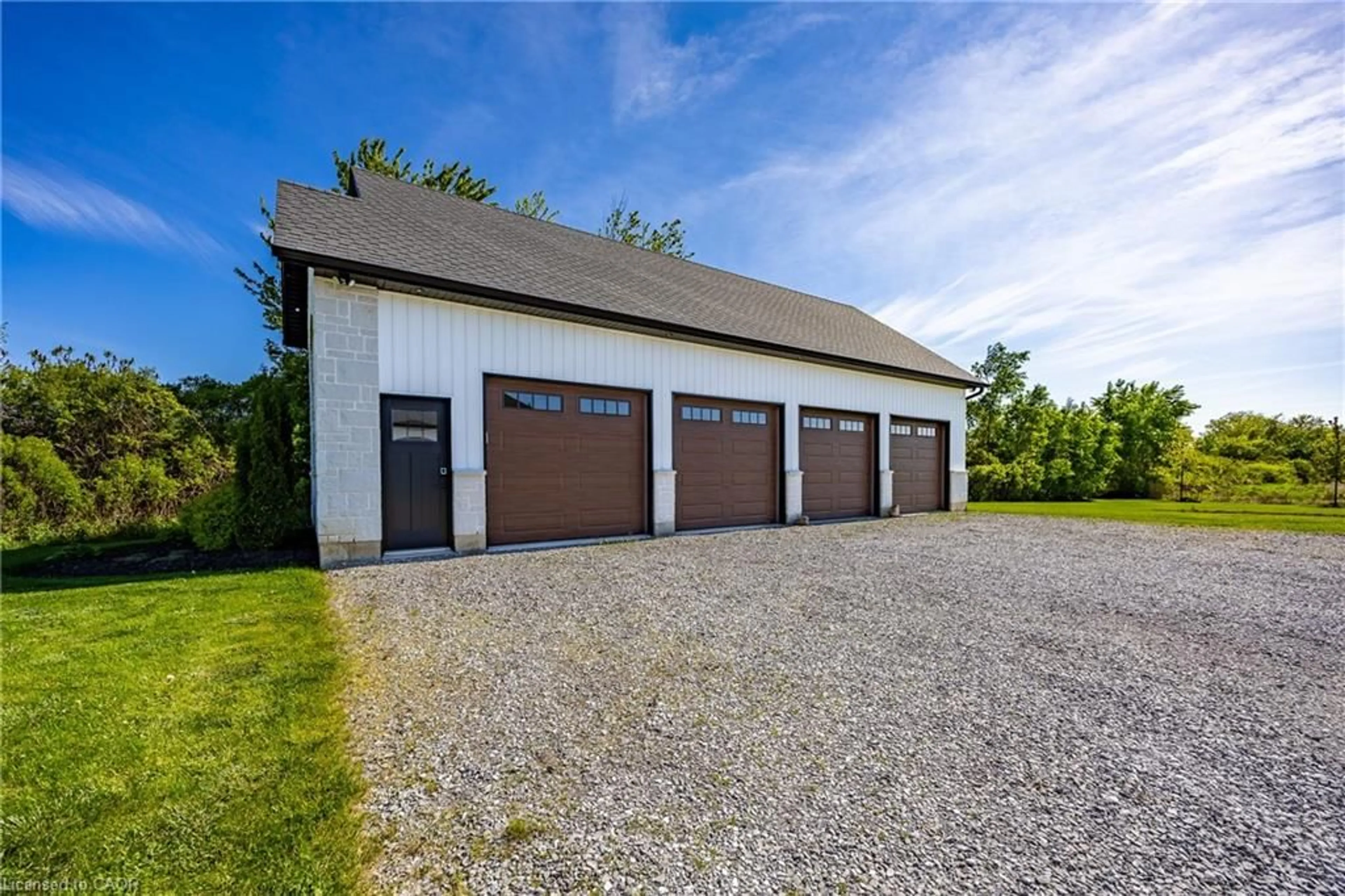 Indoor garage for 691 Villa Nova Rd, Villa Nova Ontario N0E 1Y0