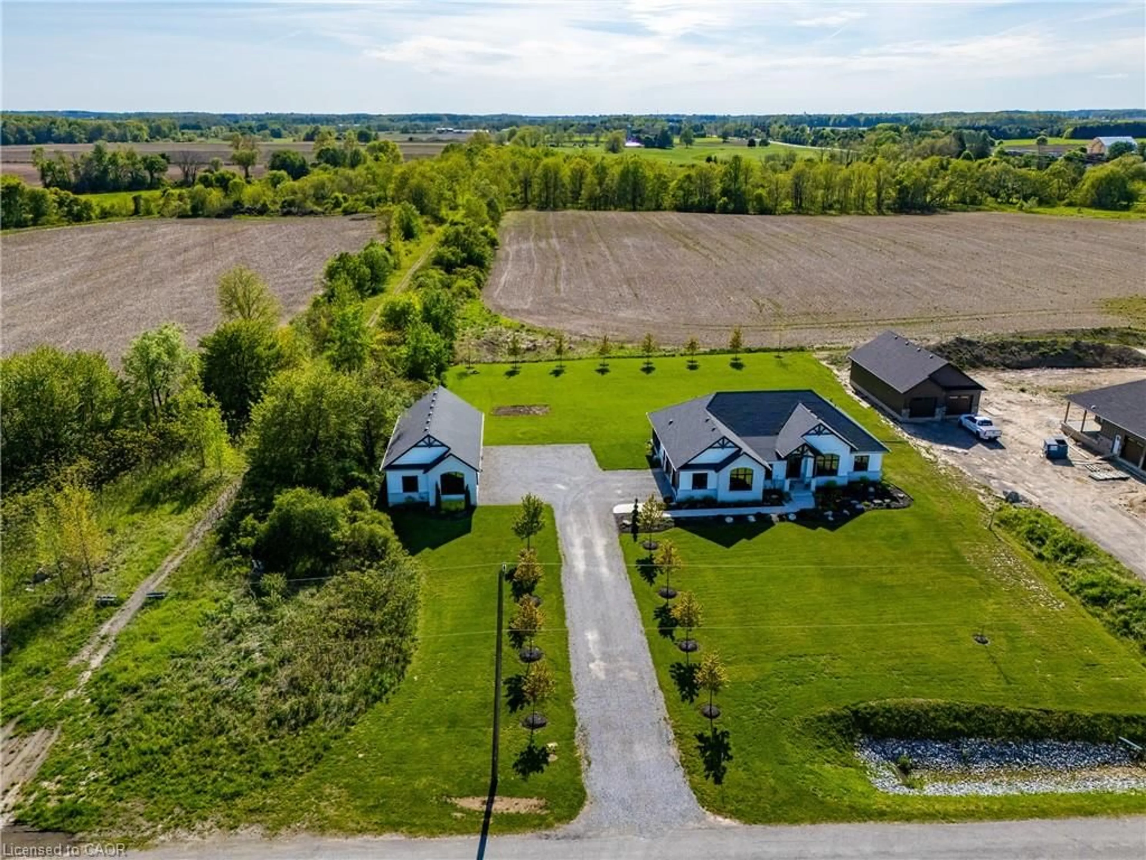 A pic from outside/outdoor area/front of a property/back of a property/a pic from drone, water/lake/river/ocean view for 691 Villa Nova Rd, Villa Nova Ontario N0E 1Y0