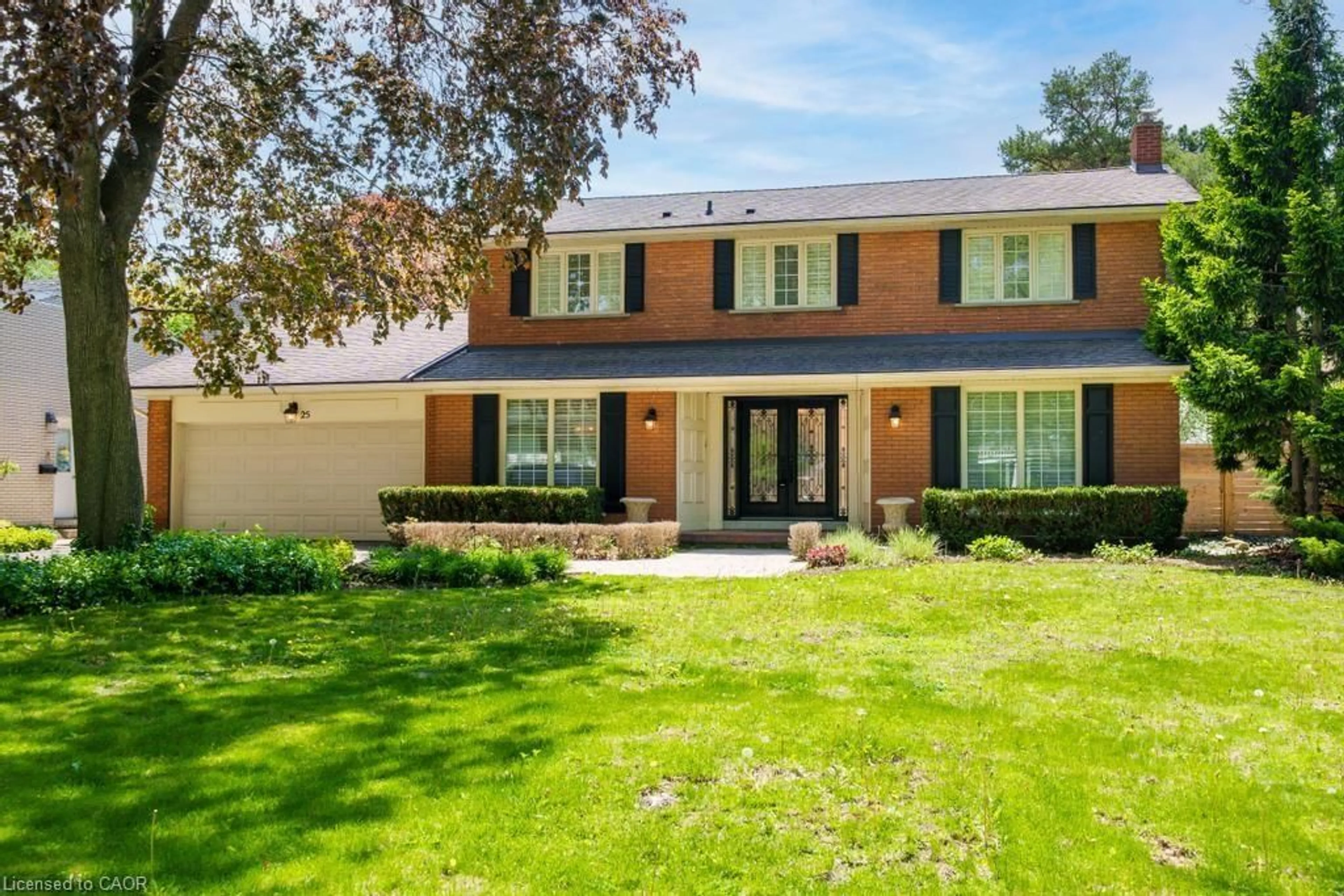 Home with brick exterior material, street for 25 Braemar Pl, Hamilton Ontario L9C 1C9
