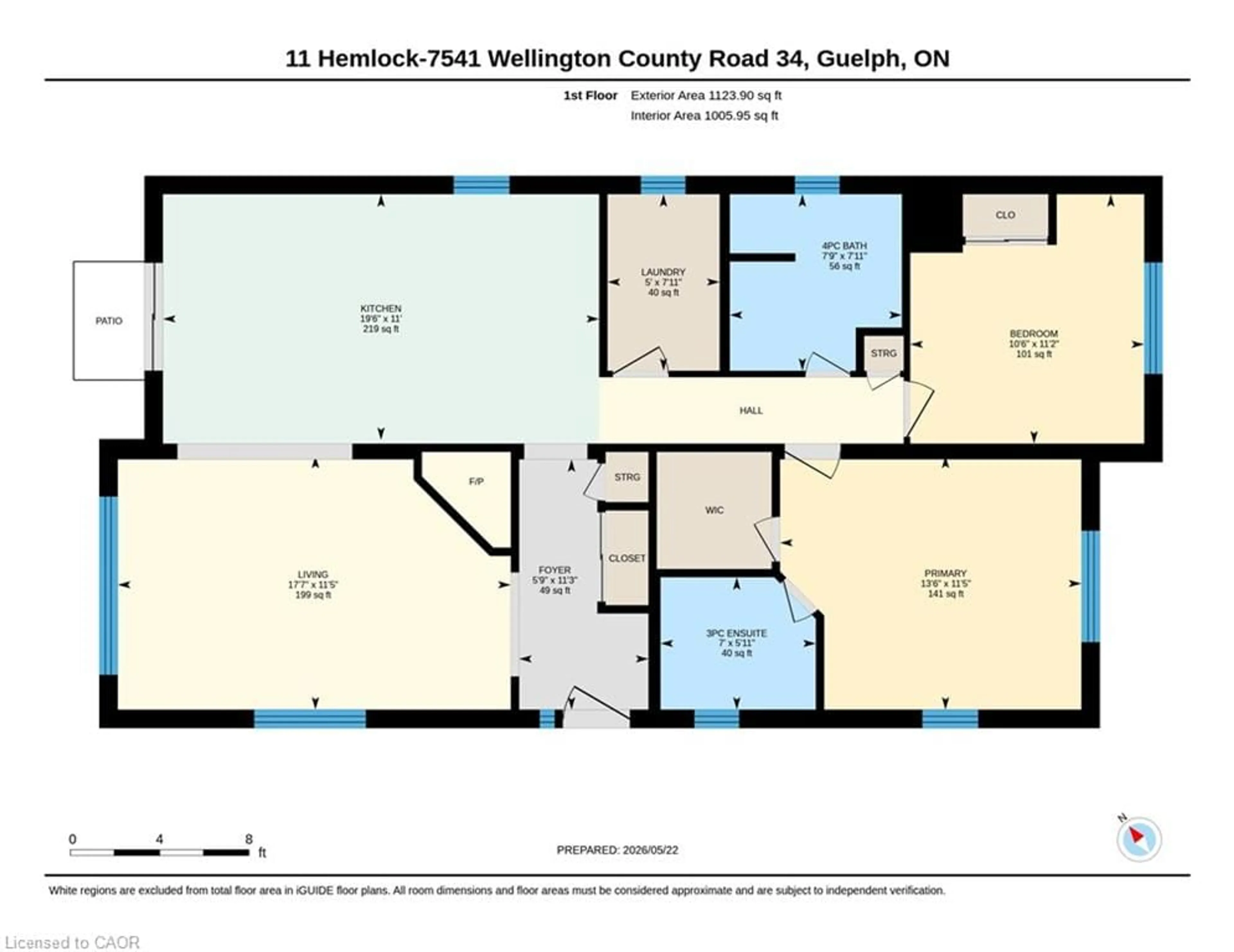 Floor plan for 11 Hemlock Cres Cres, Puslinch Ontario N0B 2J0