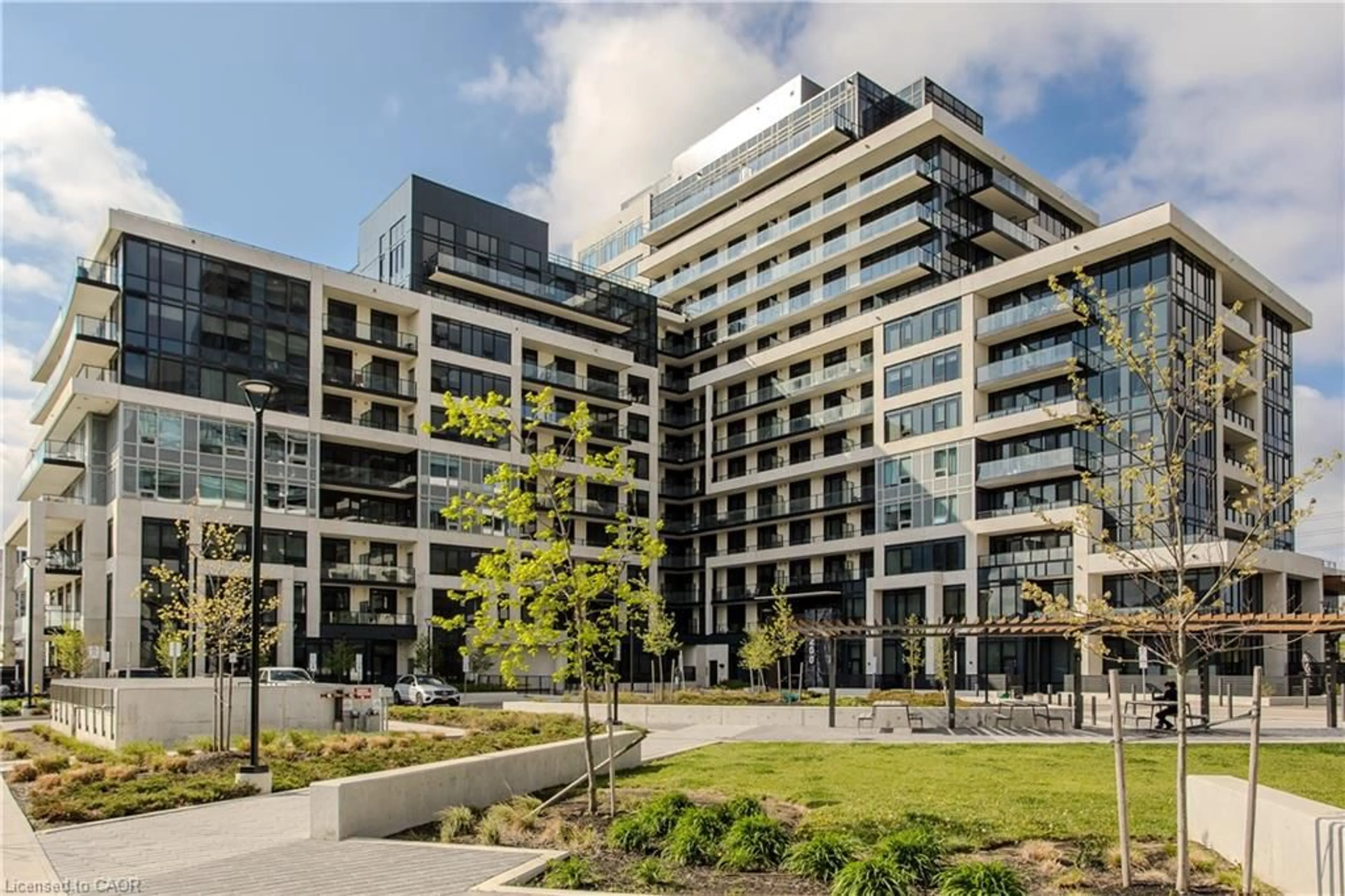 Patio, building for 3200 William Coltson Ave #406, Oakville Ontario L6H 7W6