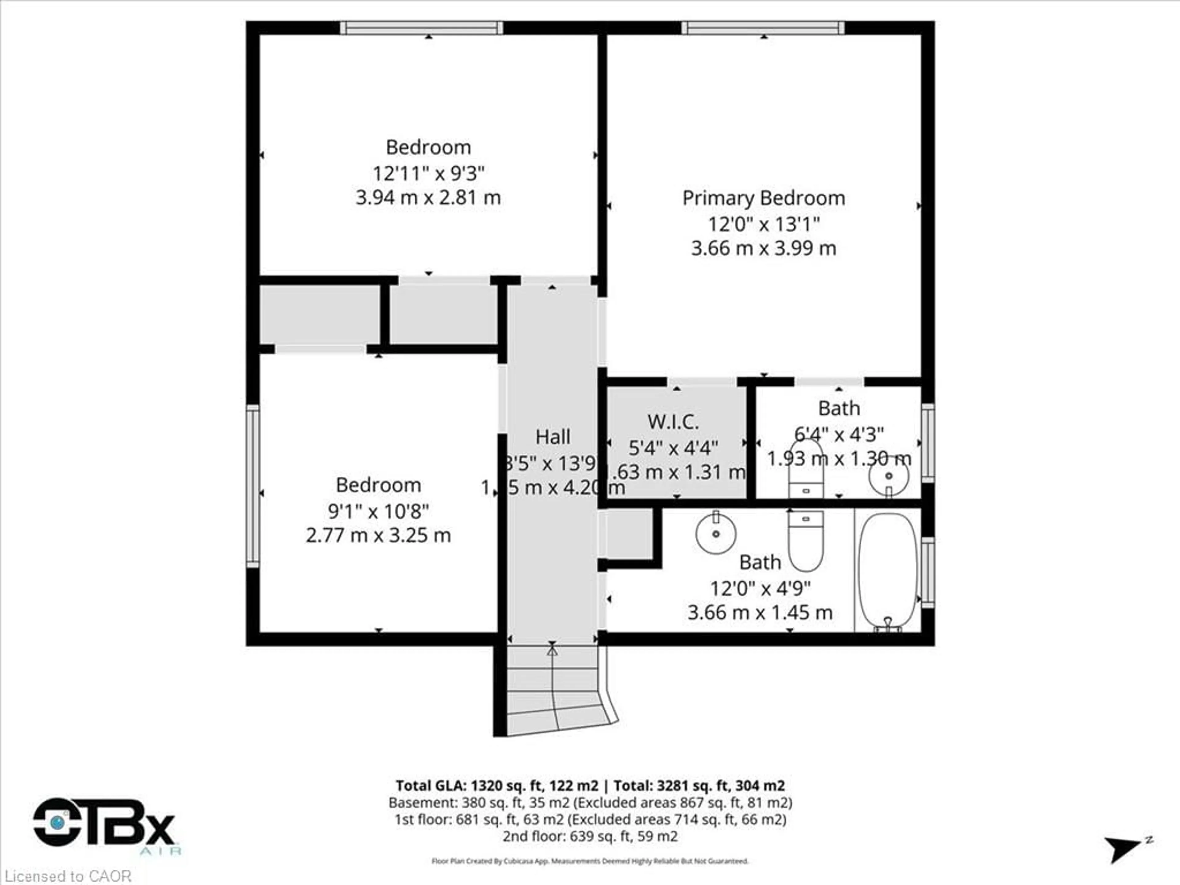 Floor plan for 2651 Thorn Lodge Dr, Mississauga Ontario L5K 1L1