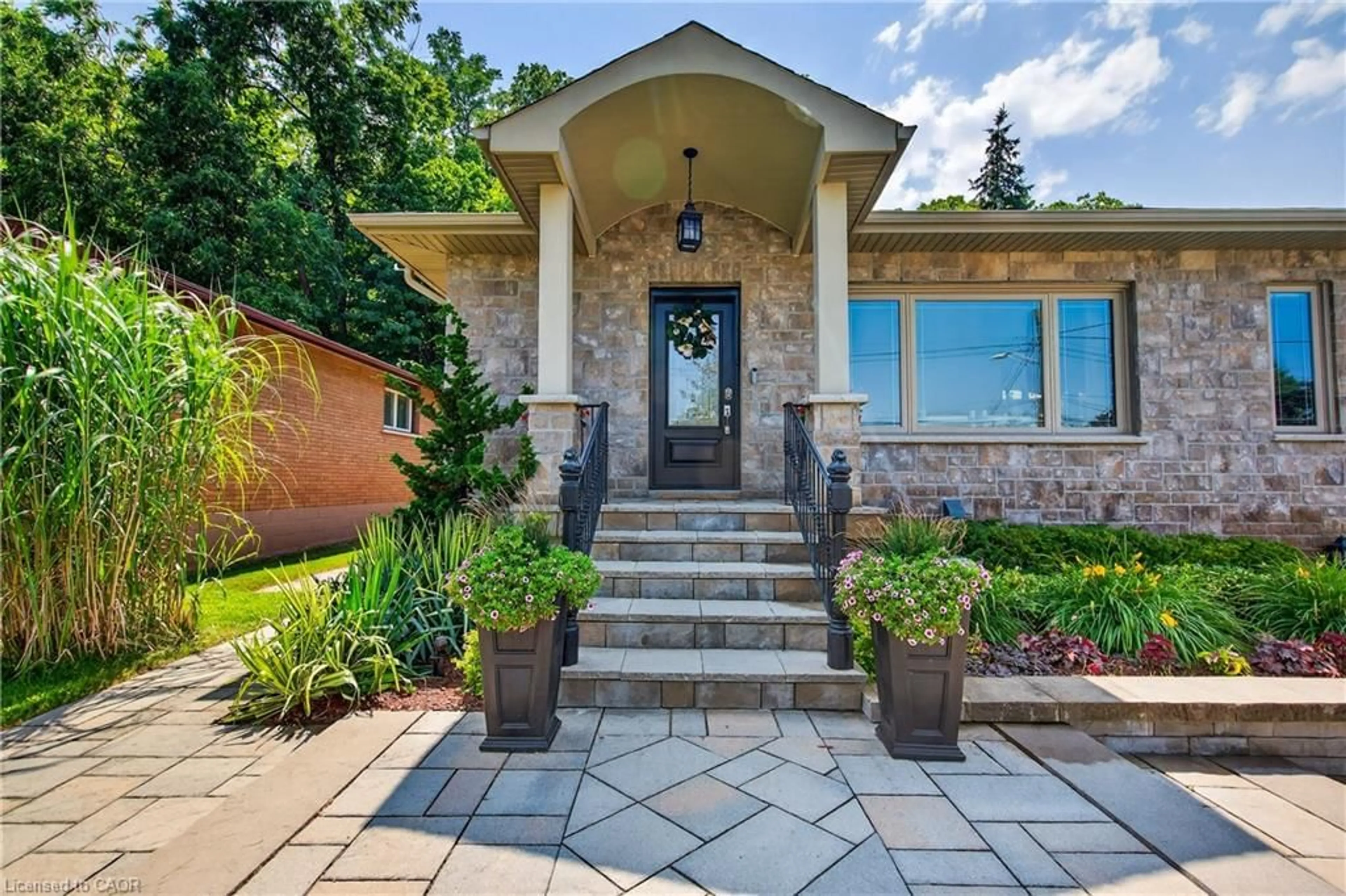 Home with brick exterior material, street for 48 Brentwood Dr, Stoney Creek Ontario L8G 2W8