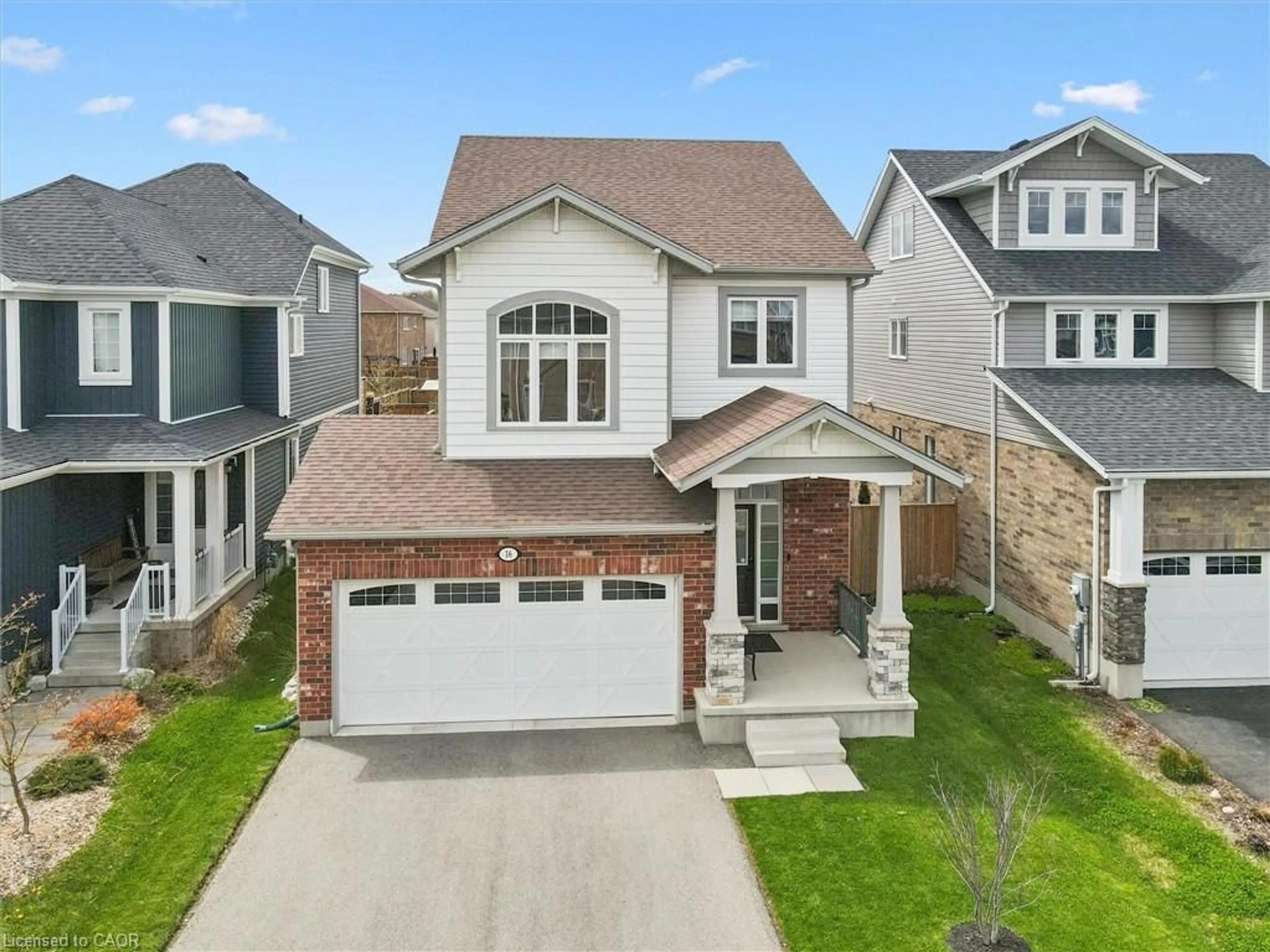 A pic from outside/outdoor area/front of a property/back of a property/a pic from drone, street for 16 Robbins Ridge, Paris Ontario N3L 0H2