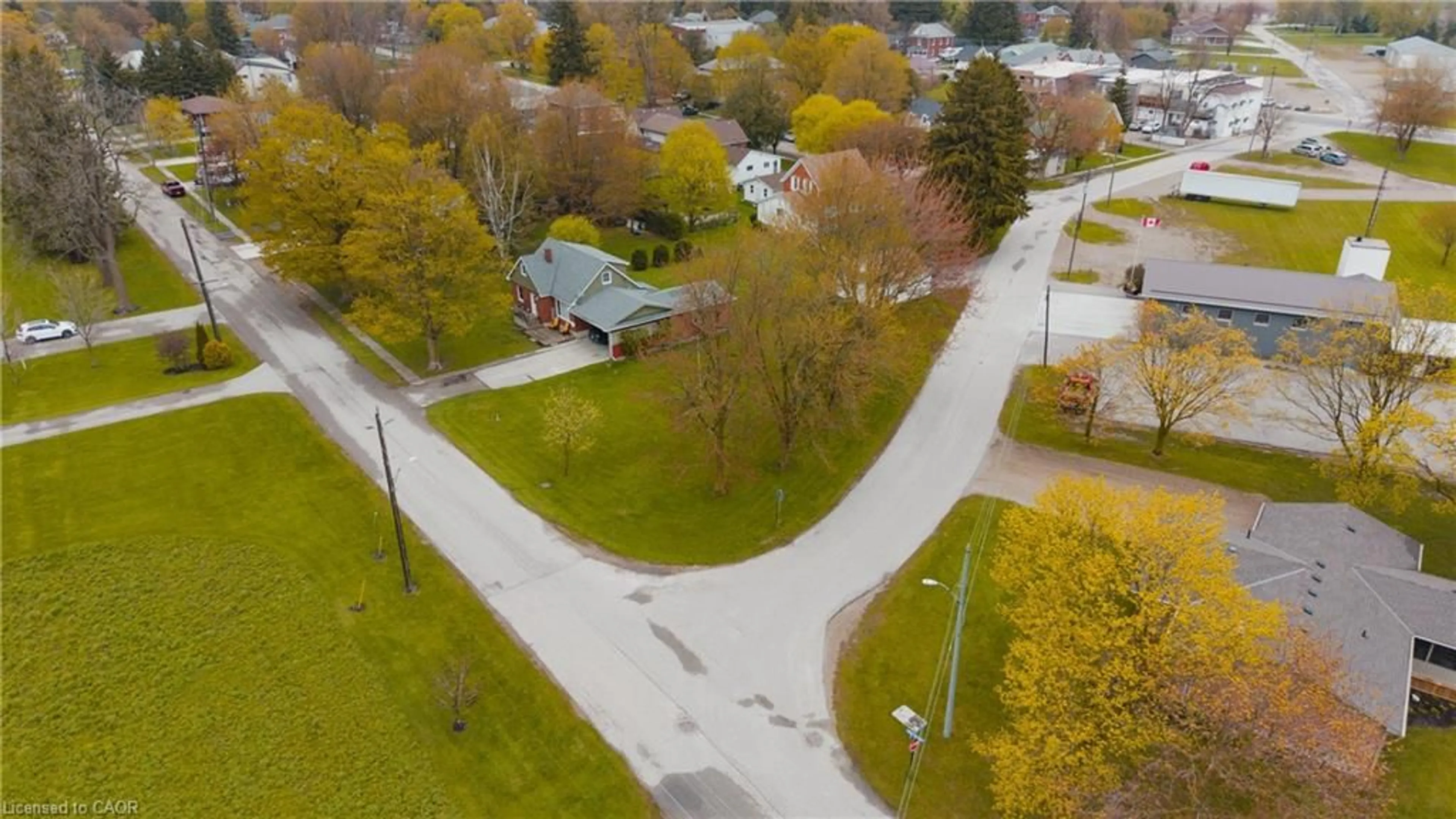 A pic from outside/outdoor area/front of a property/back of a property/a pic from drone, street for 0 Arthur St, Atwood Ontario N0G 1B0