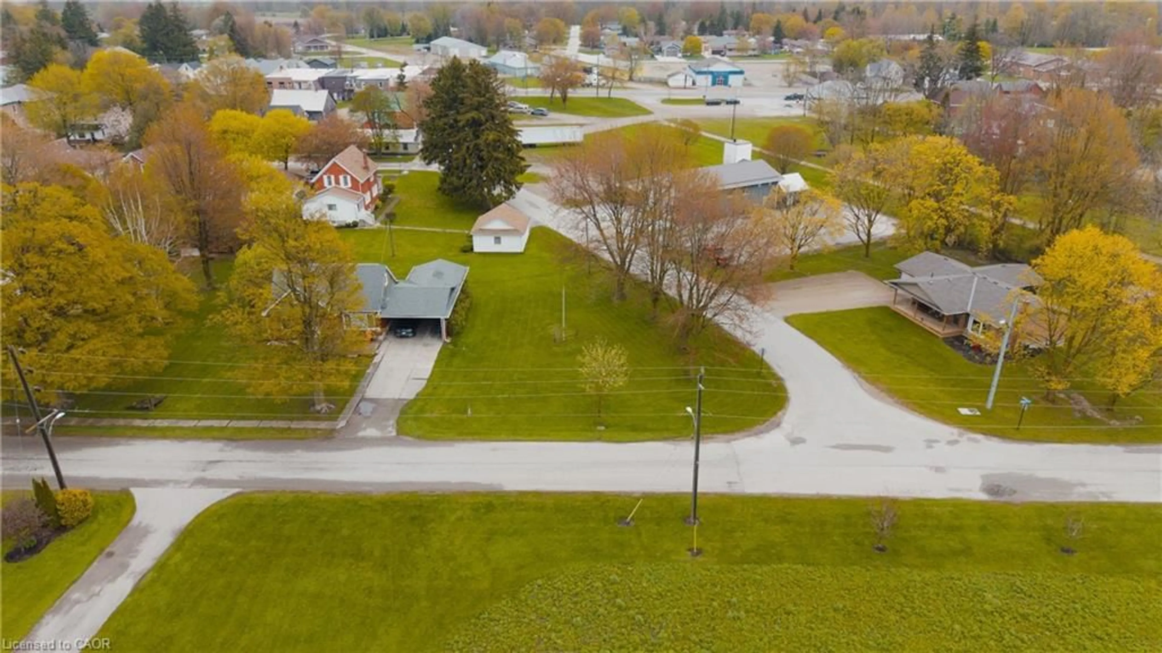 A pic from outside/outdoor area/front of a property/back of a property/a pic from drone, street for 0 Arthur St, Atwood Ontario N0G 1B0