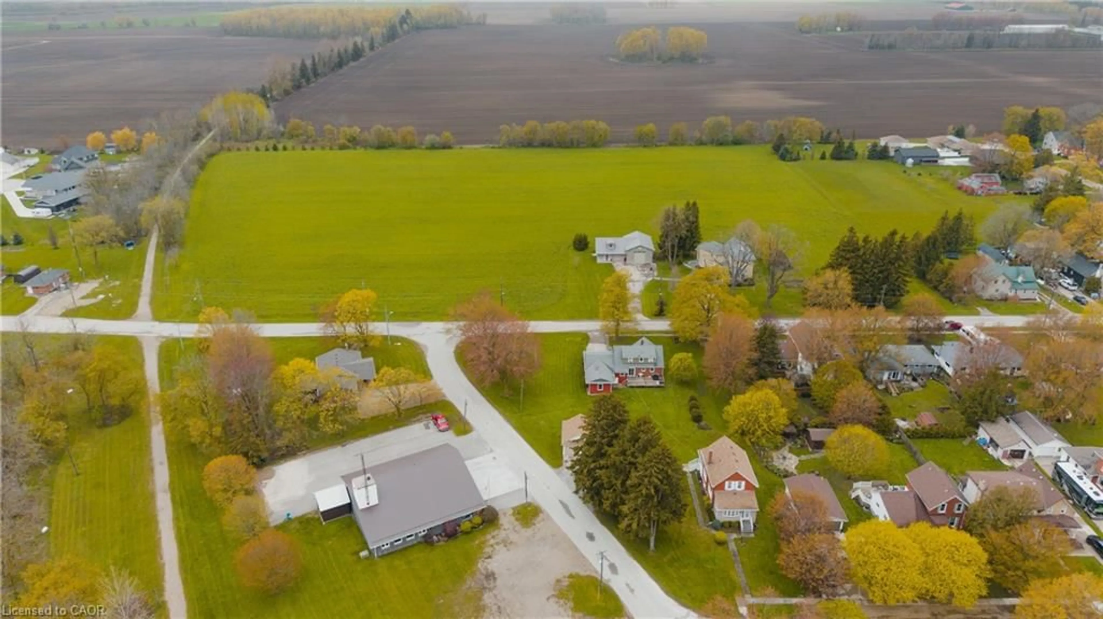 A pic from outside/outdoor area/front of a property/back of a property/a pic from drone, street for 0 Arthur St, Atwood Ontario N0G 1B0
