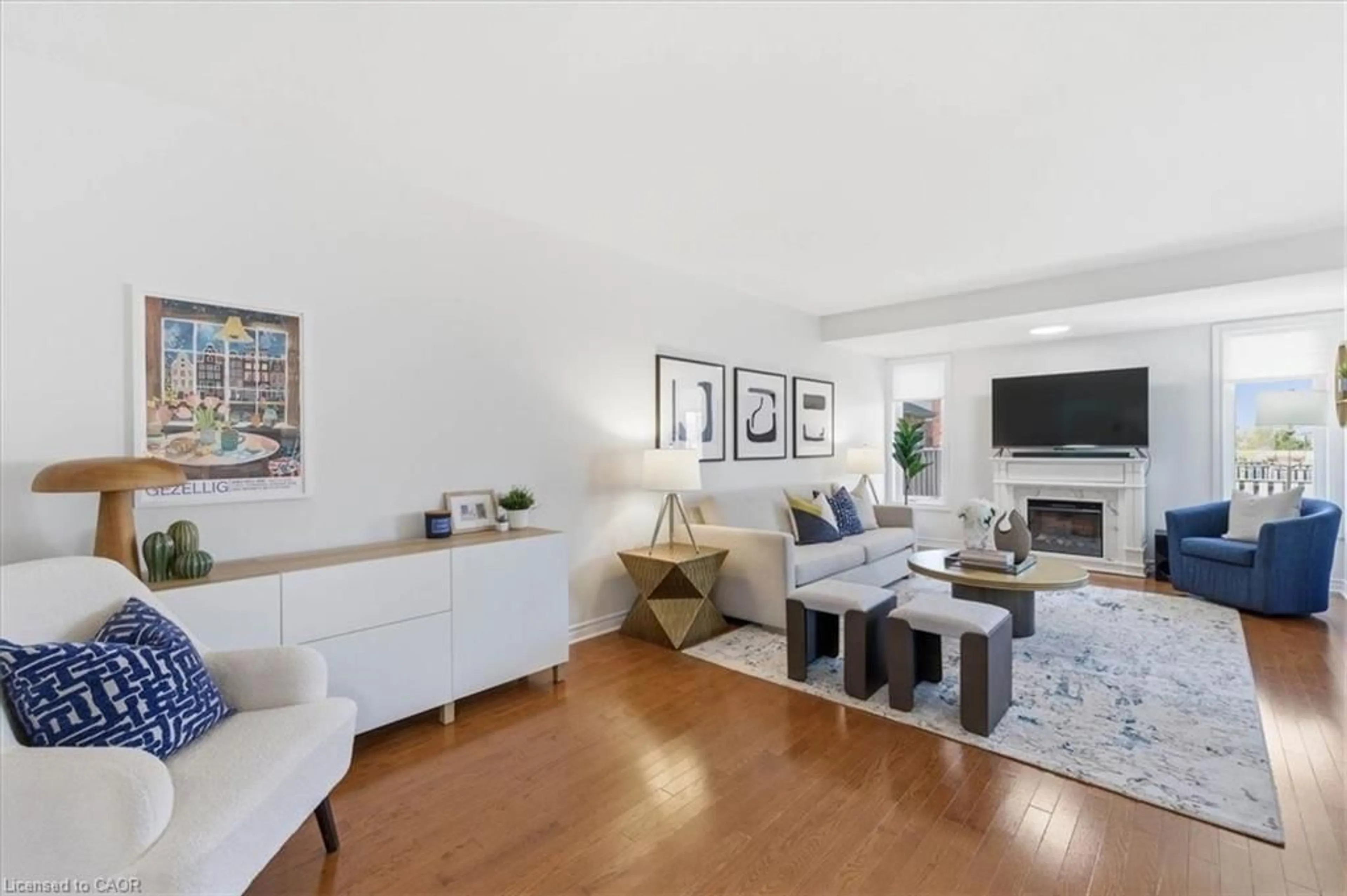 Living room with furniture, unknown for 32 Laughland Lane, Guelph Ontario N1L 0C9