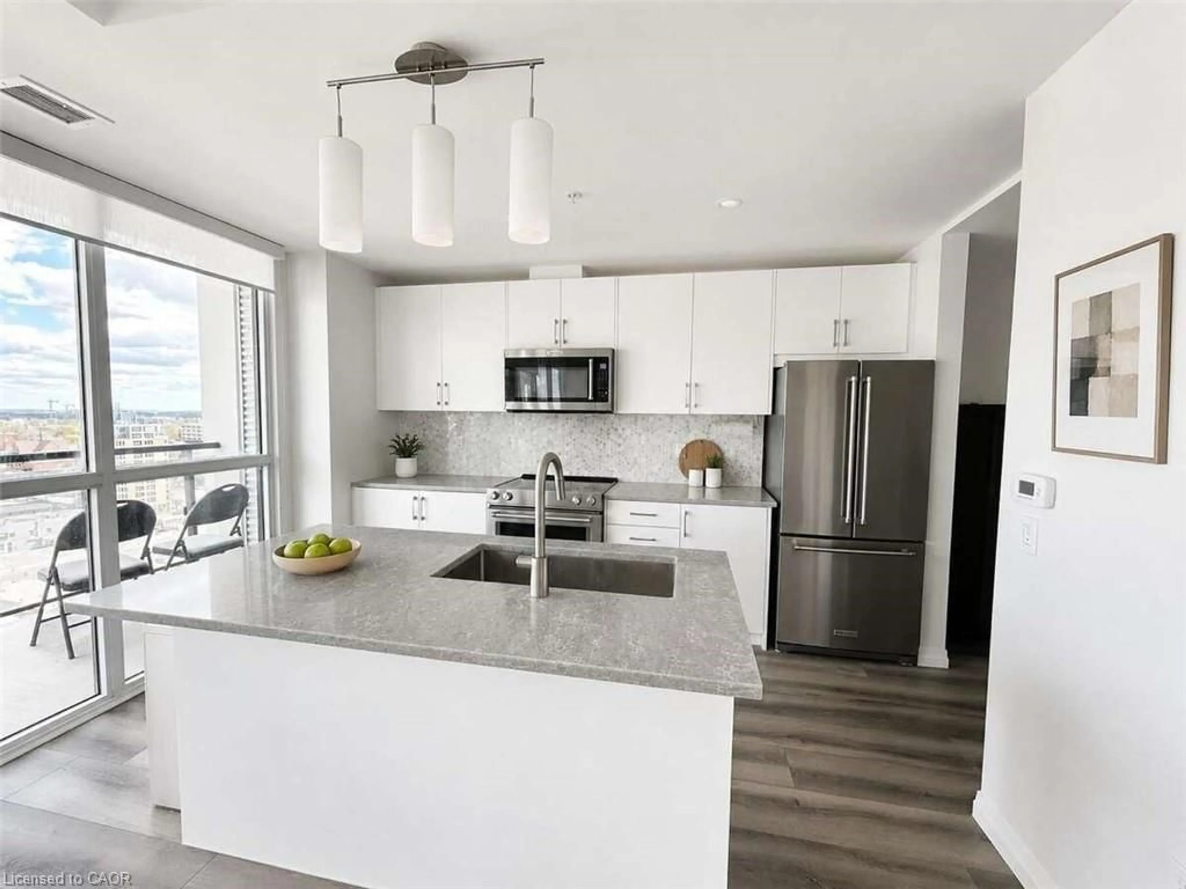 Open concept kitchen, unknown for 60 Charles St #1602, Kitchener Ontario N2G 0C9