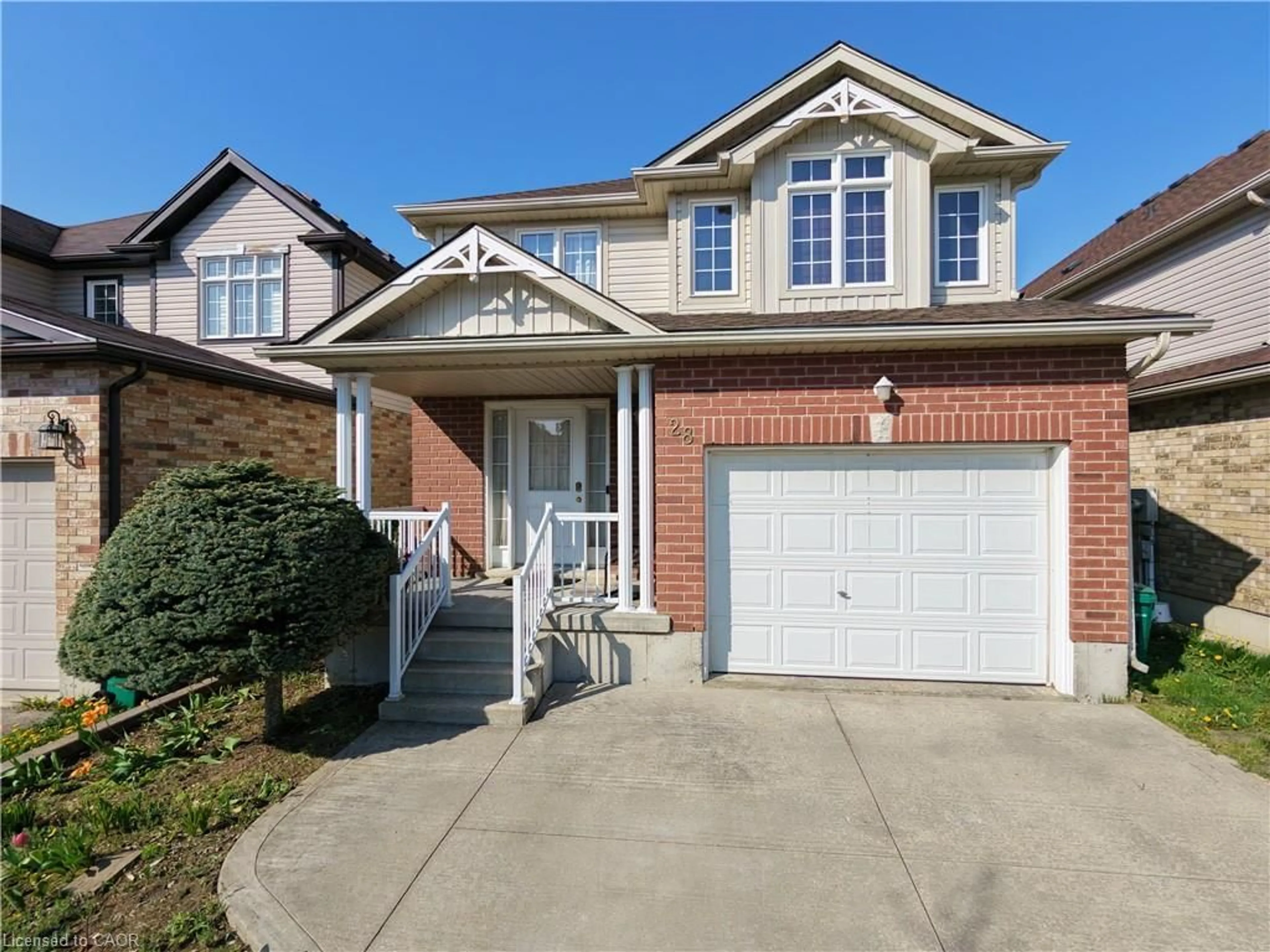 Home with brick exterior material, street for 28 Lemon Grass St, Kitchener Ontario N2N 3R5