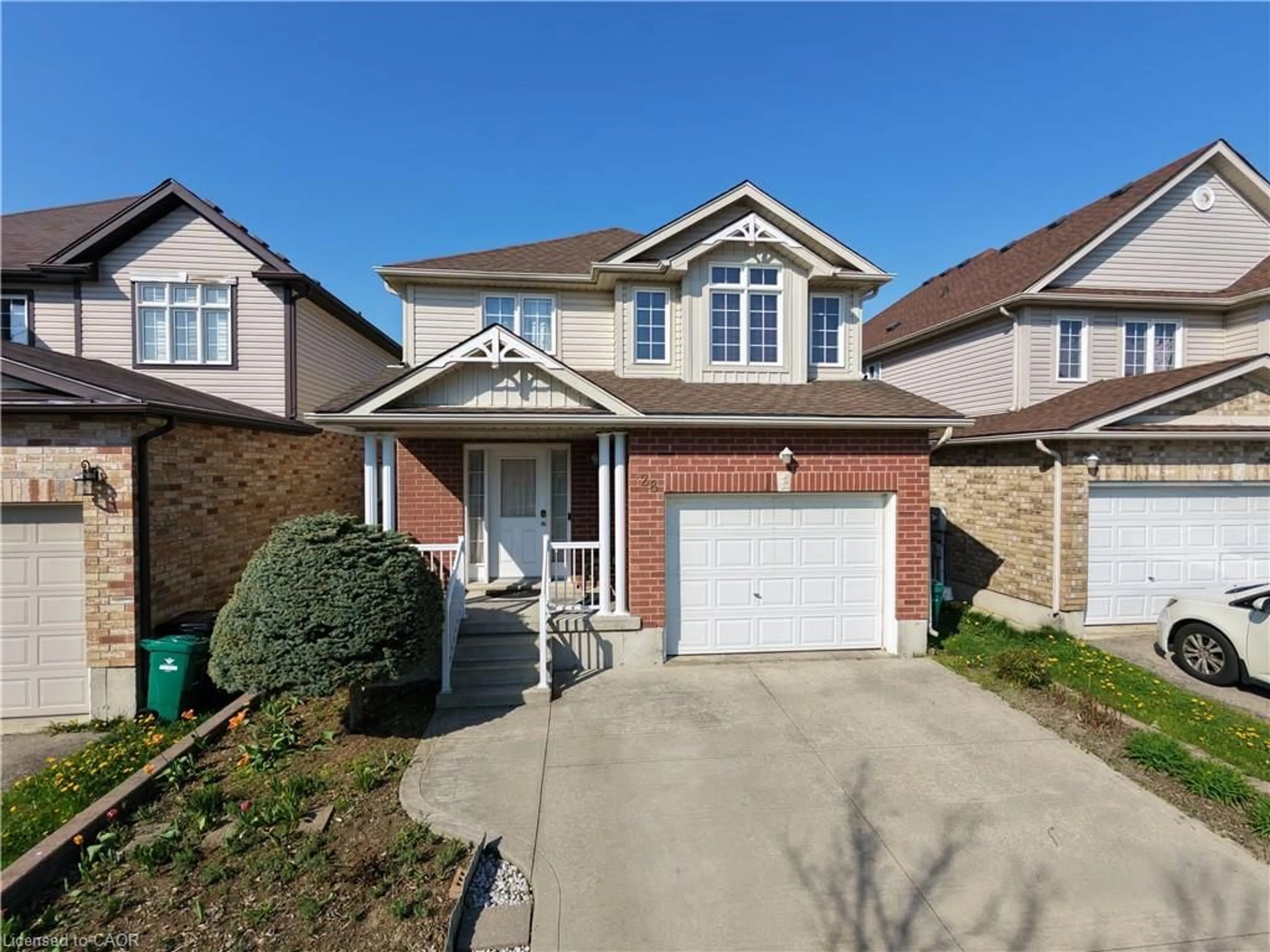 Home with brick exterior material, street for 28 Lemon Grass St, Kitchener Ontario N2N 3R5
