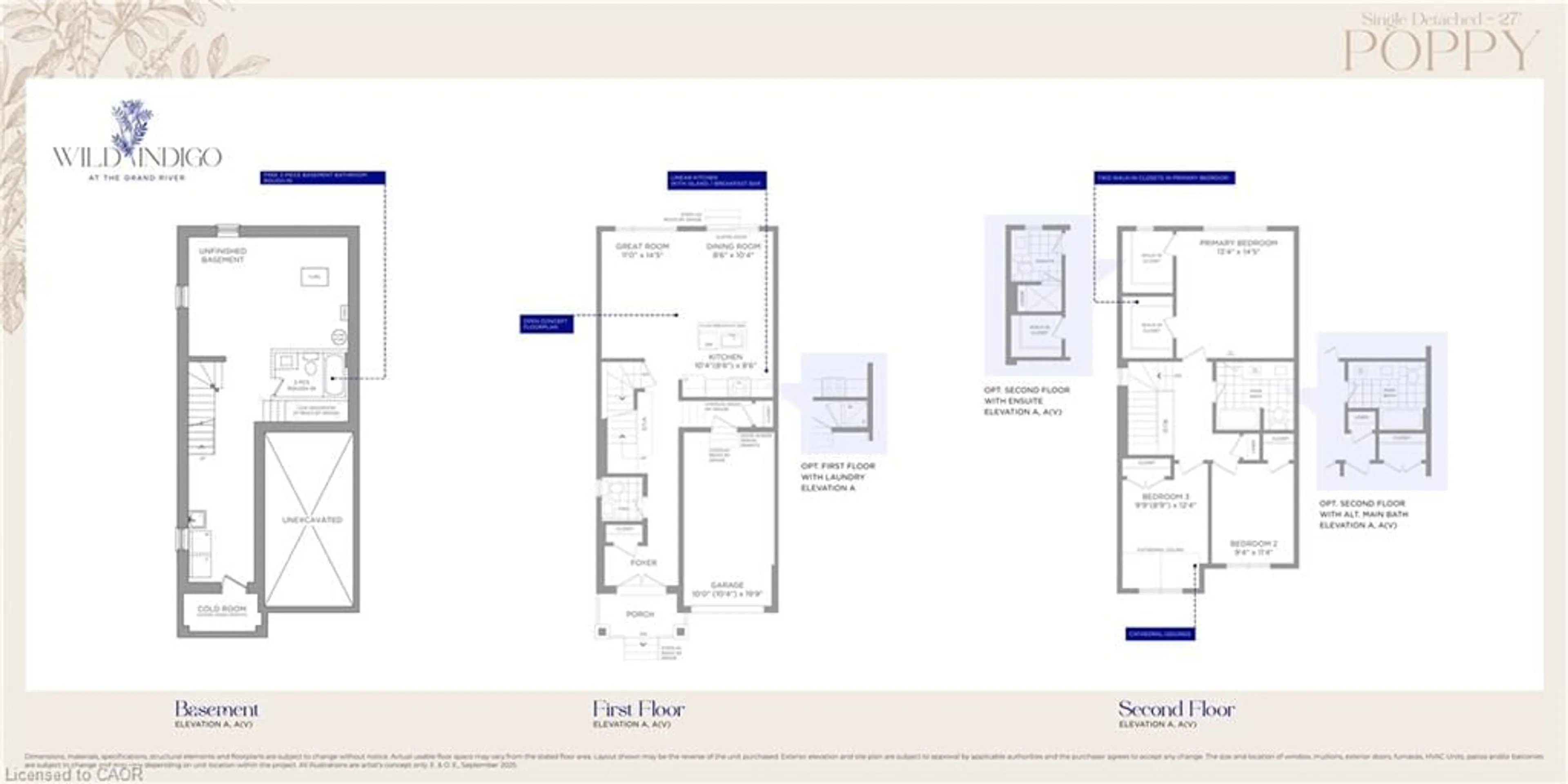 Floor plan for 39 Ella St, Breslau Ontario Z1Z 1Z1