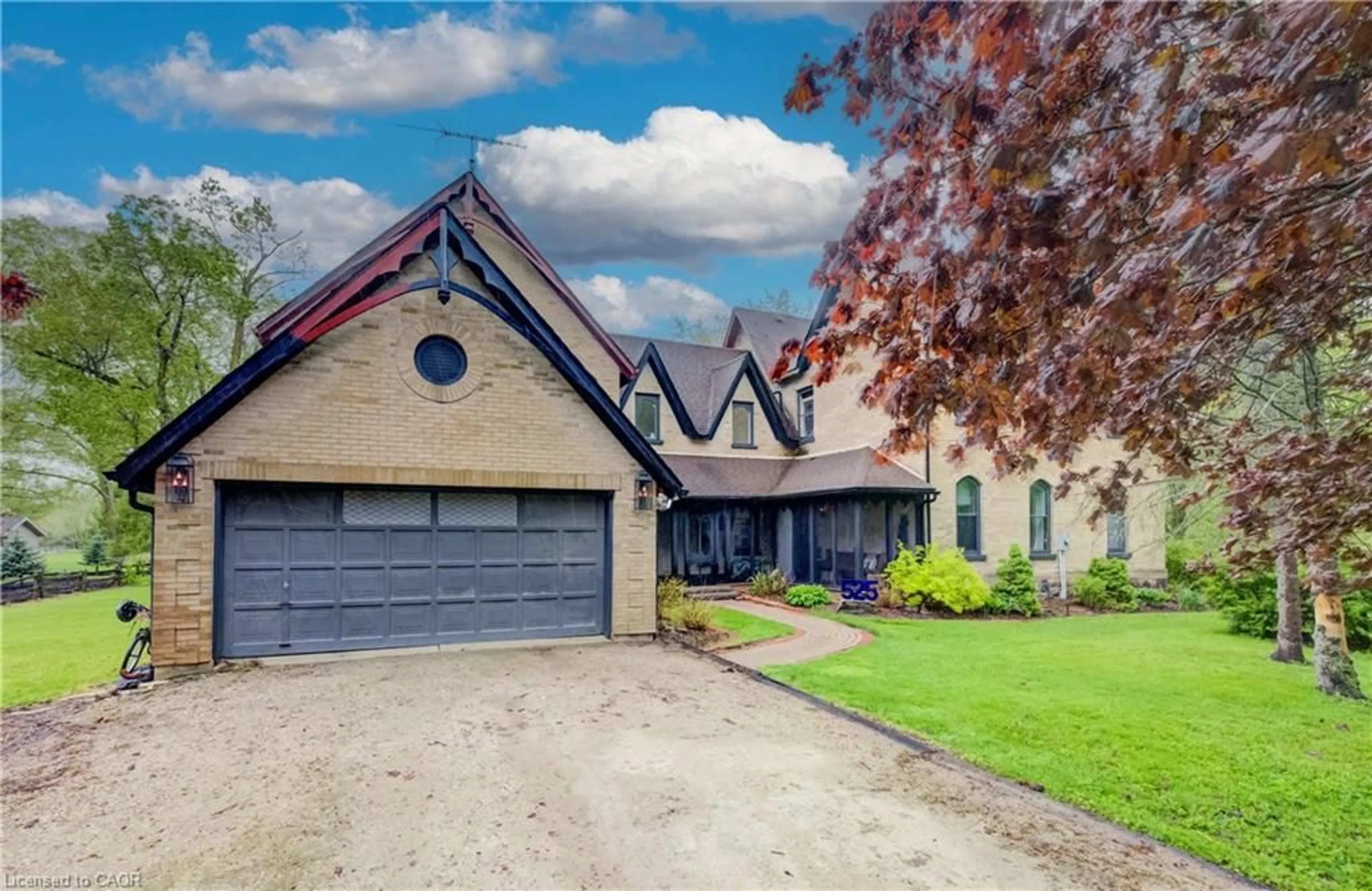 Home with brick exterior material, street for 525 Silver St, Mount Forest Ontario N0G 2L3