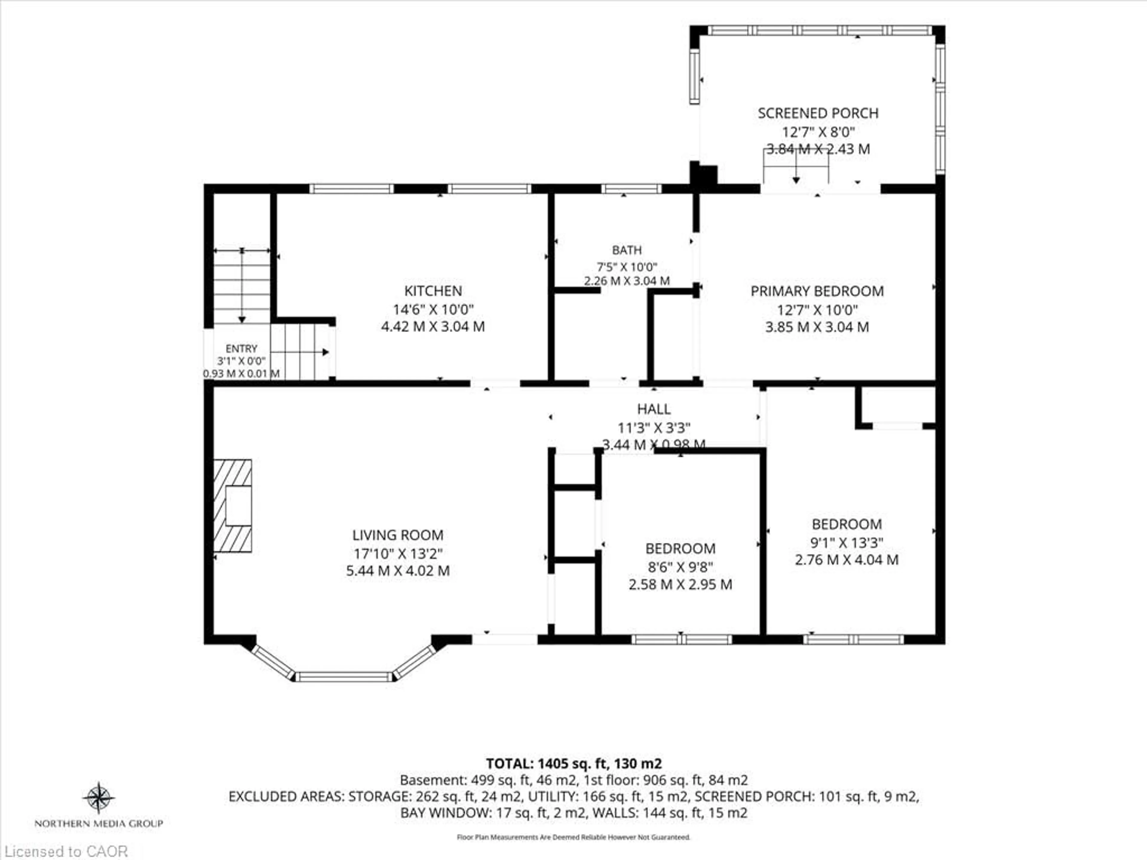 Floor plan for 40 Oriole Cres, Grimsby Ontario L3M 3X6