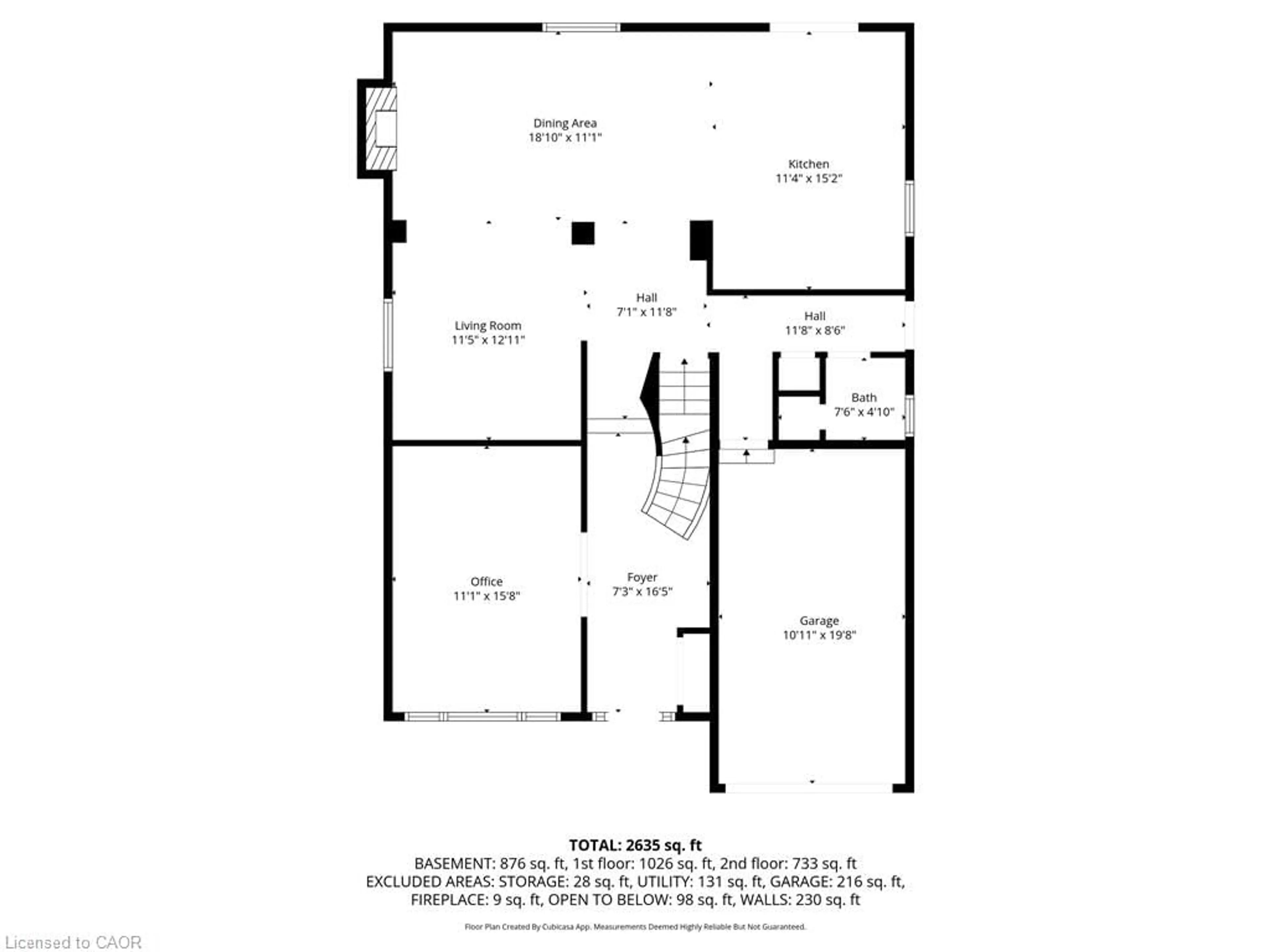 Floor plan for 27 Barbara Crt, Hamilton Ontario L8W 2M1