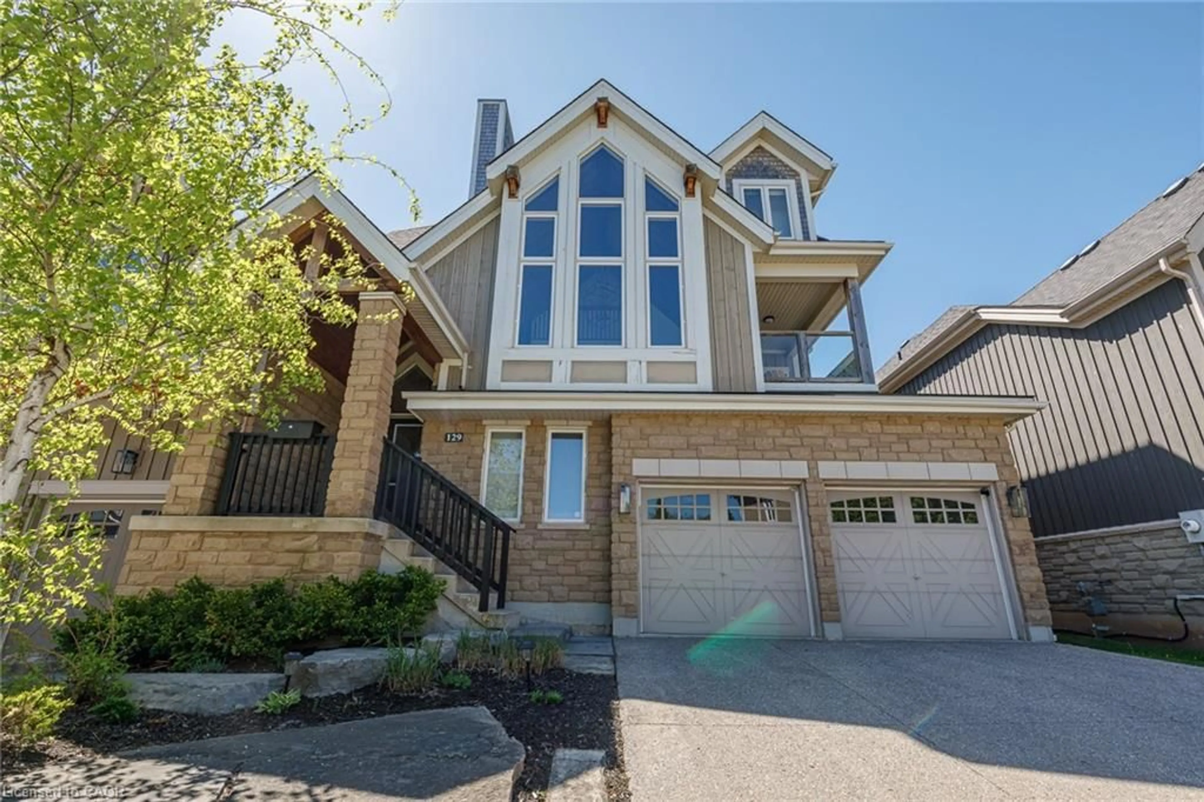 Home with brick exterior material, street for 129 Venture Blvd, The Blue Mountains Ontario L9Y 0B6