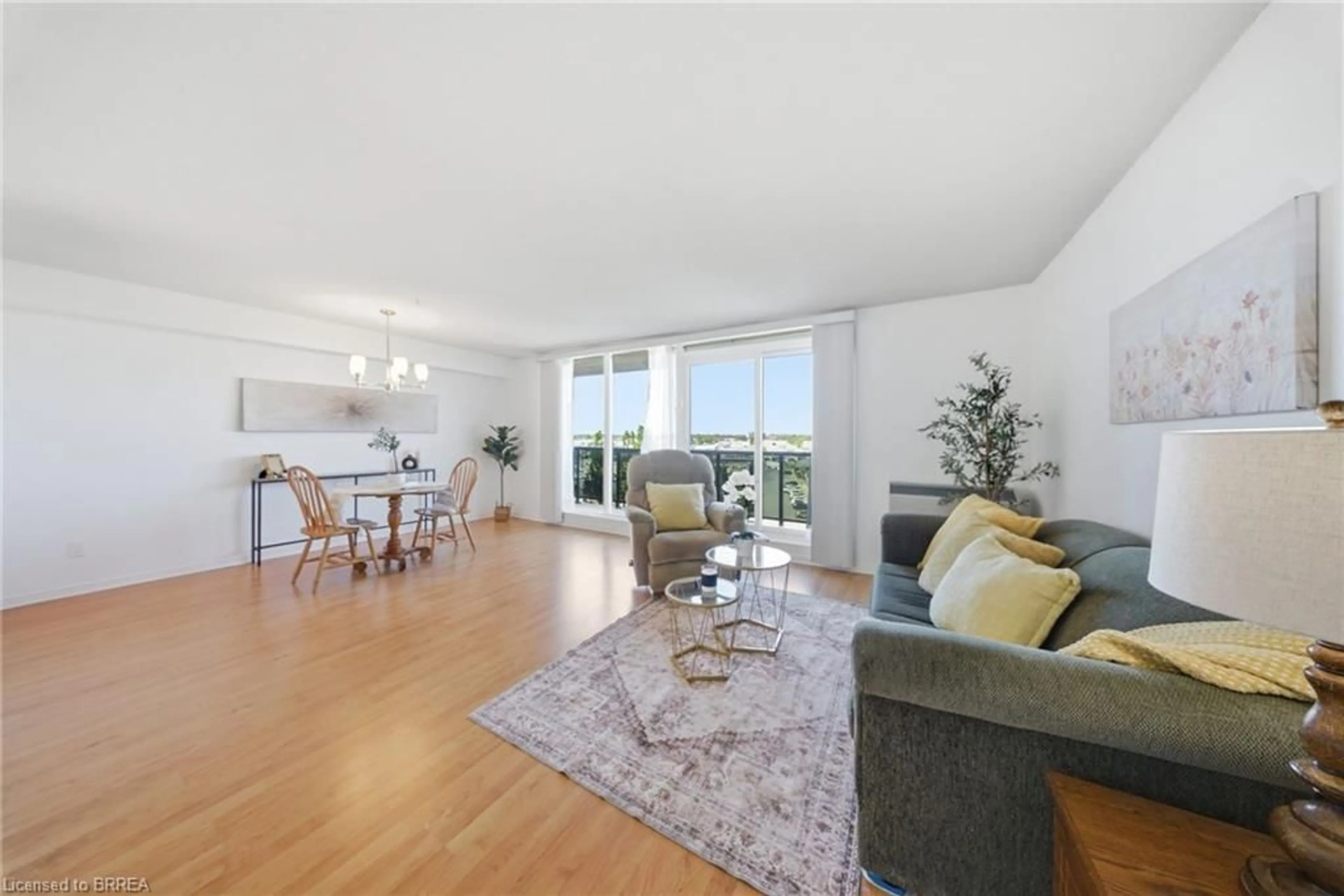 Living room with furniture, unknown for 9 Bonheur Crt #716, Brantford Ontario N3P 1Z5