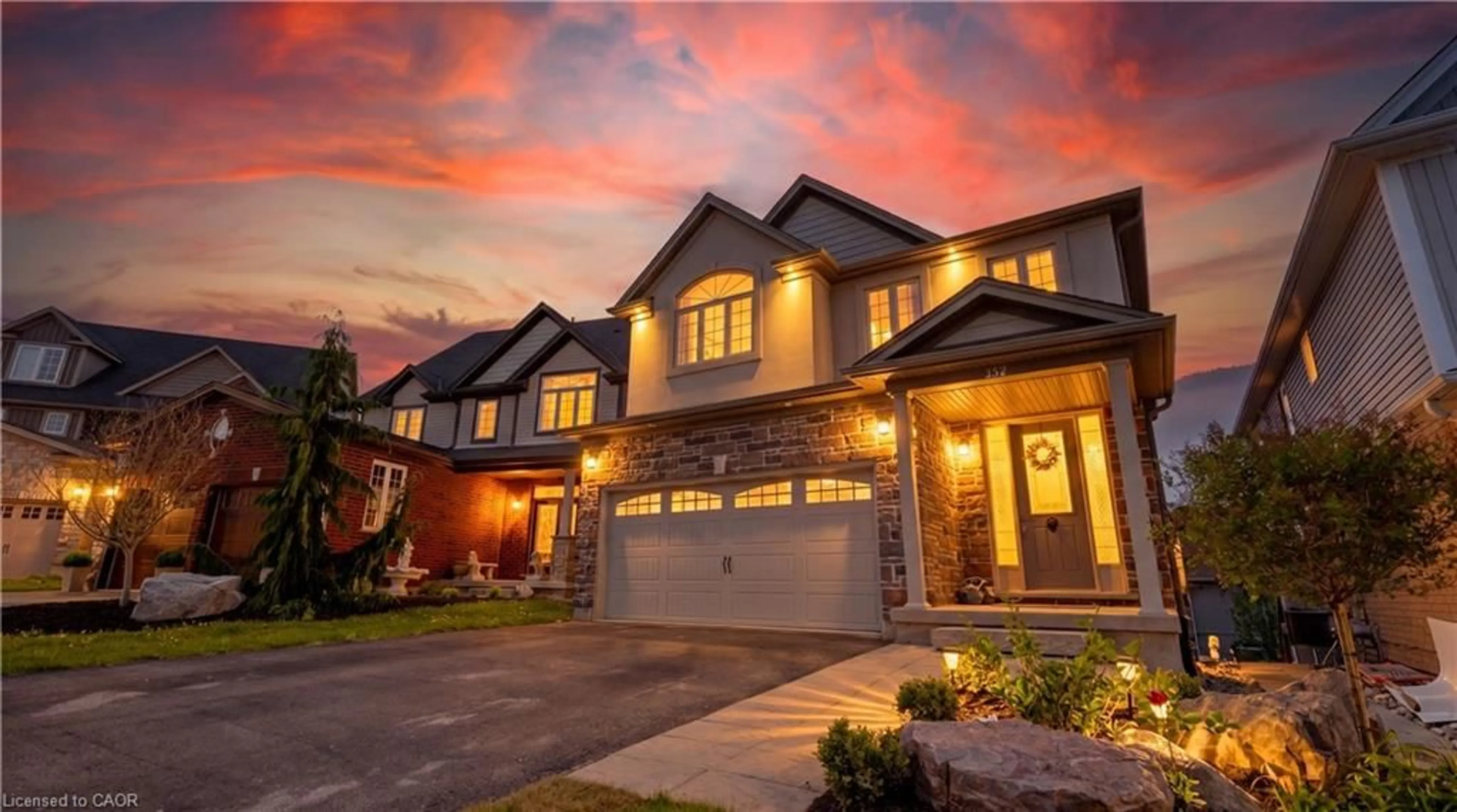 Home with brick exterior material, street for 152 Coker Cres, Rockwood Ontario N0B 2K0