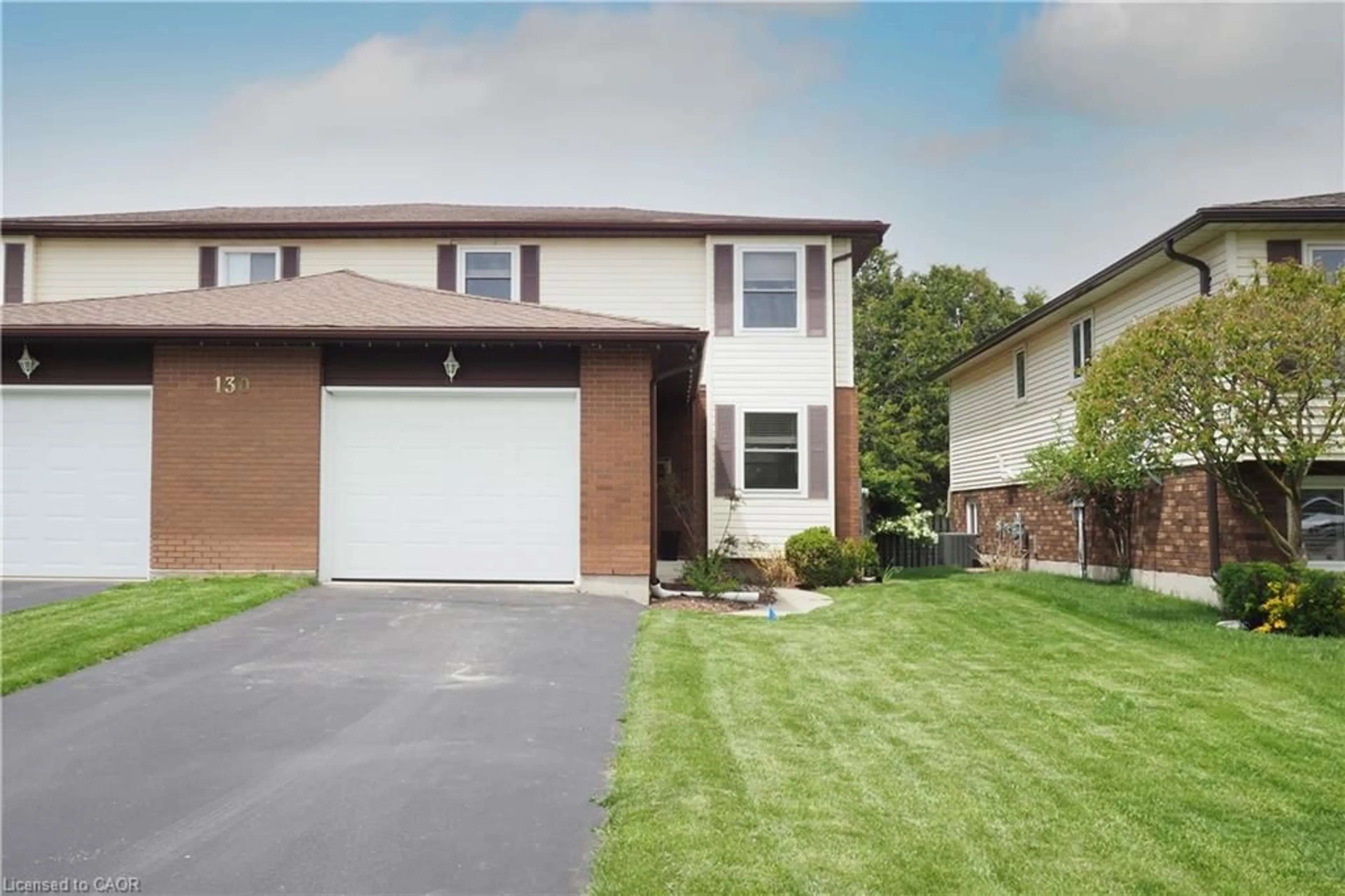 Home with vinyl exterior material, street for 130A Miller Cres, Palmerston Ontario N0G 2P0