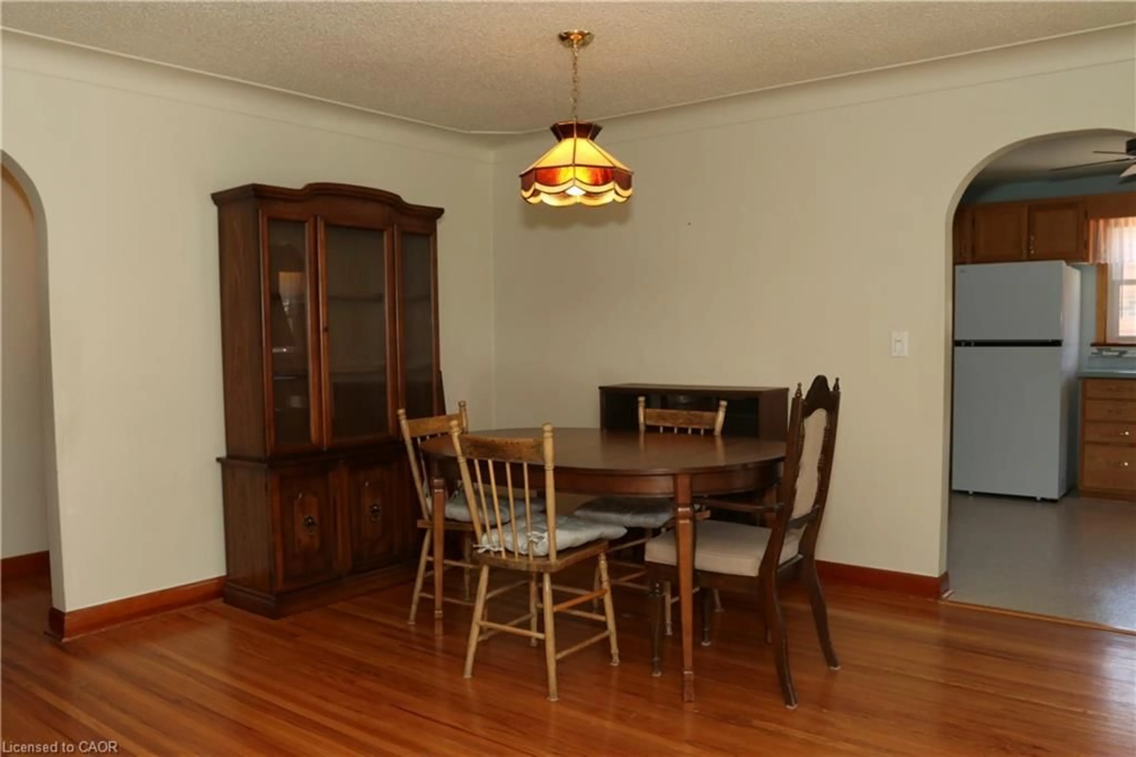 Dining room, wood/laminate floor for 15 Richard Ave, Simcoe Ontario N3Y 3J1