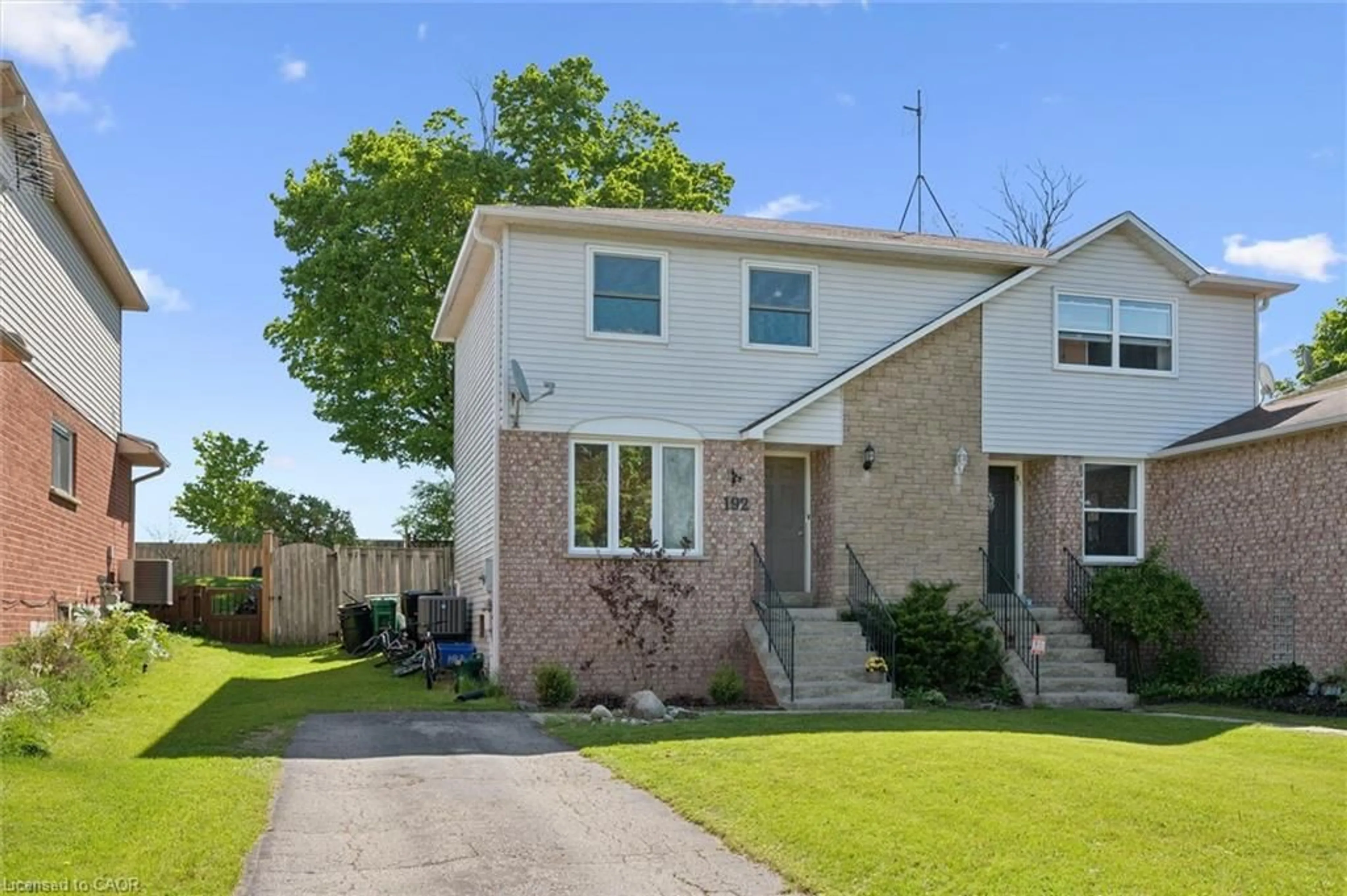 Home with brick exterior material, street for 192 Nith River Way, Ayr Ontario N0B 1E0