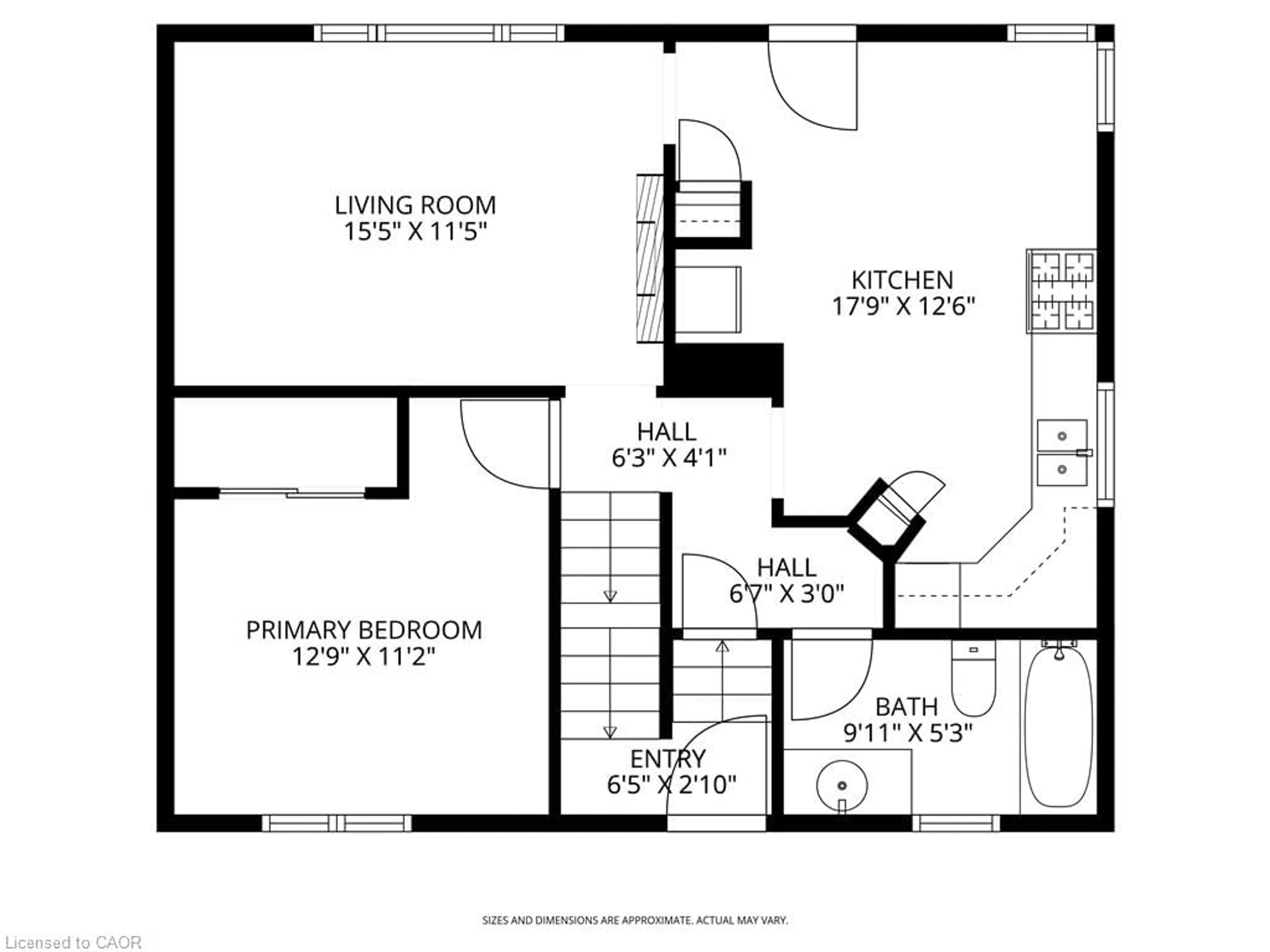 Floor plan for 496 Rosseau Rd, Hamilton Ontario L8K 4T5