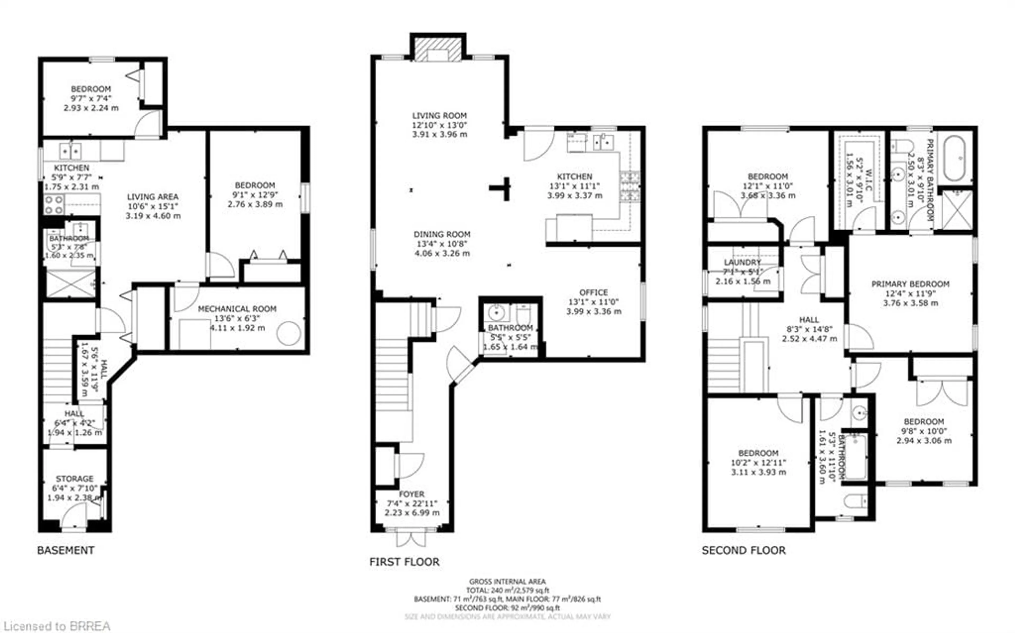 Floor plan for 87 Grandville Cir, Paris Ontario N3L 0J5