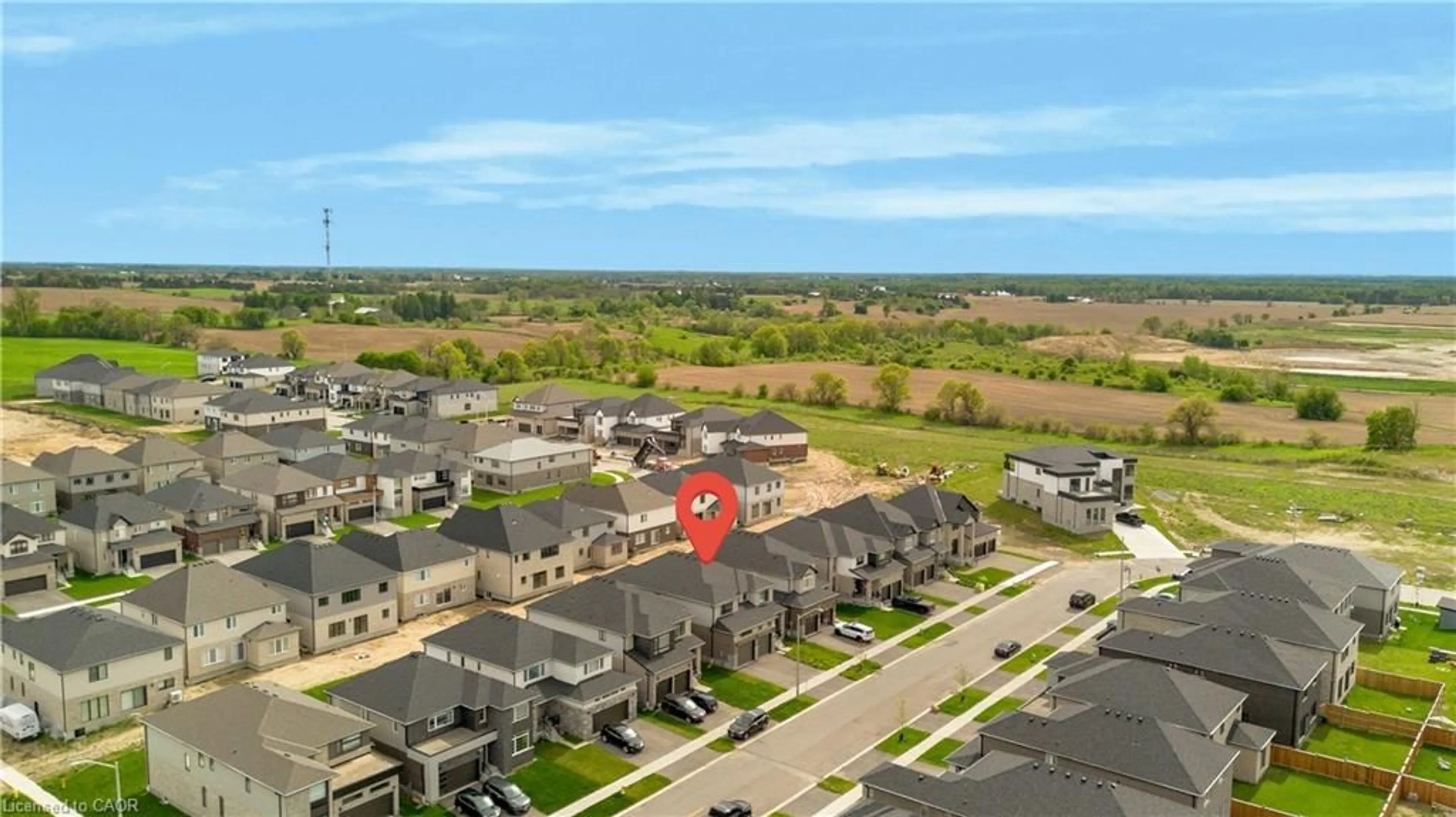 A pic from outside/outdoor area/front of a property/back of a property/a pic from drone, unknown for 92 Sass Cres, Paris Ontario N3L 0J3