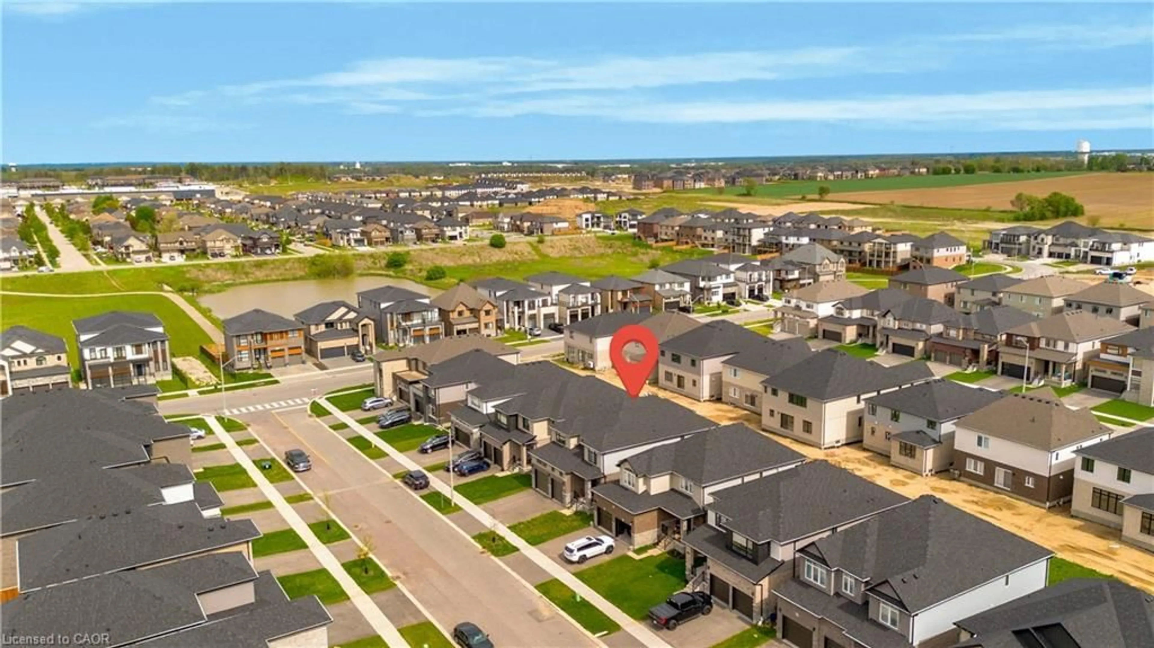 A pic from outside/outdoor area/front of a property/back of a property/a pic from drone, street for 92 Sass Cres, Paris Ontario N3L 0J3