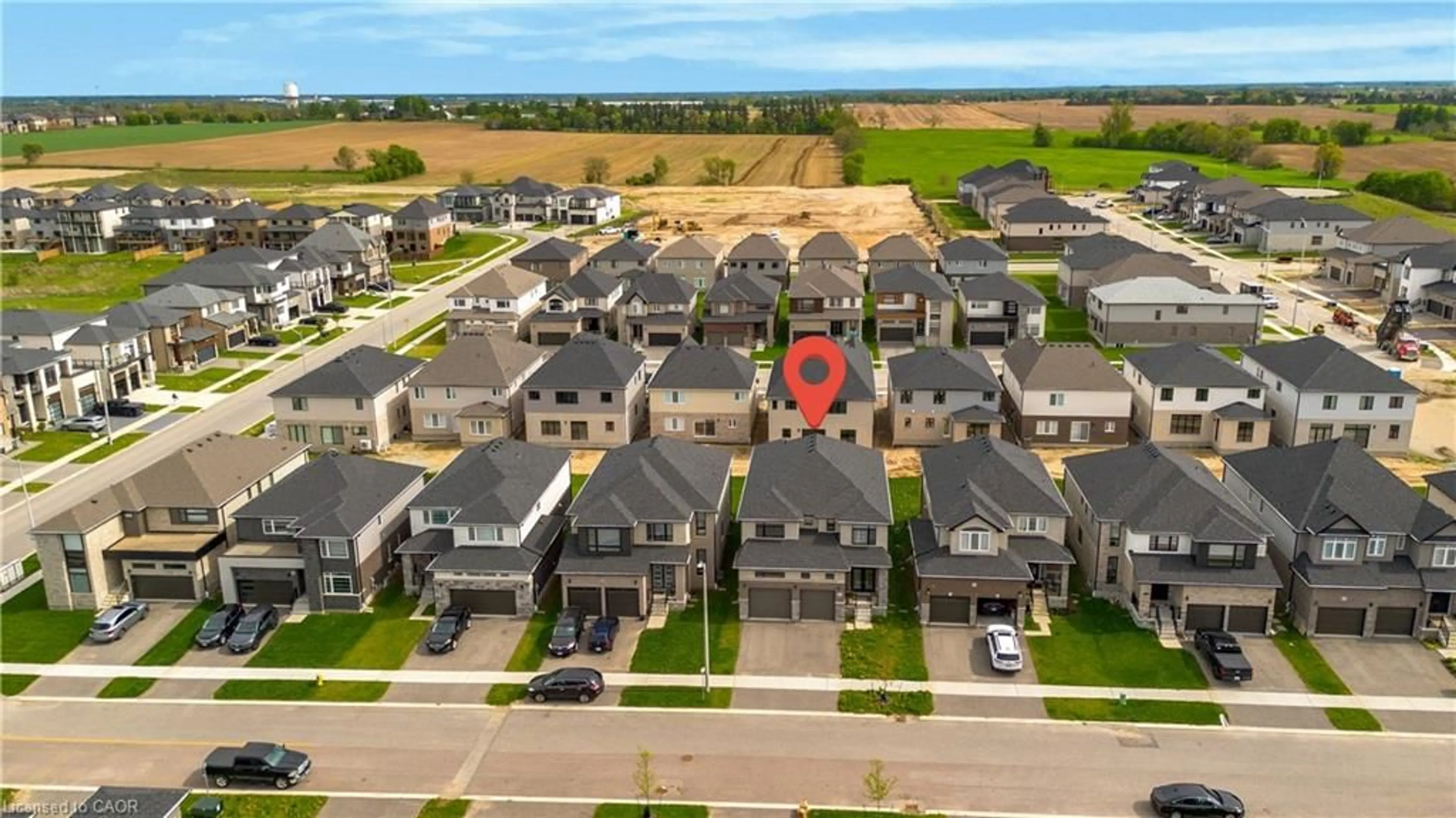 A pic from outside/outdoor area/front of a property/back of a property/a pic from drone, street for 92 Sass Cres, Paris Ontario N3L 0J3