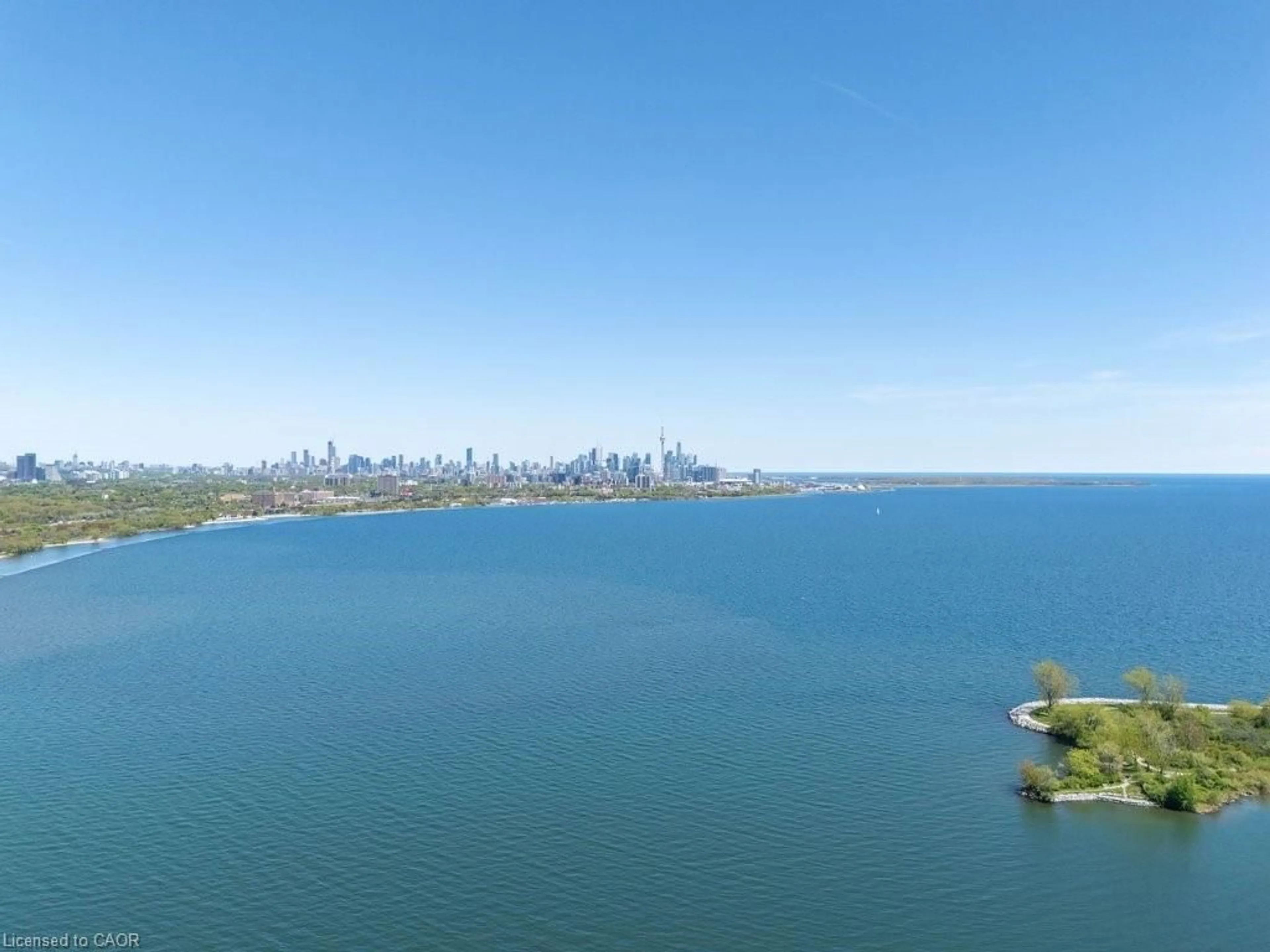 A pic from outside/outdoor area/front of a property/back of a property/a pic from drone, water/lake/river/ocean view for 56 Annie Craig Dr #4502, Etobicoke Ontario M8V 0C8