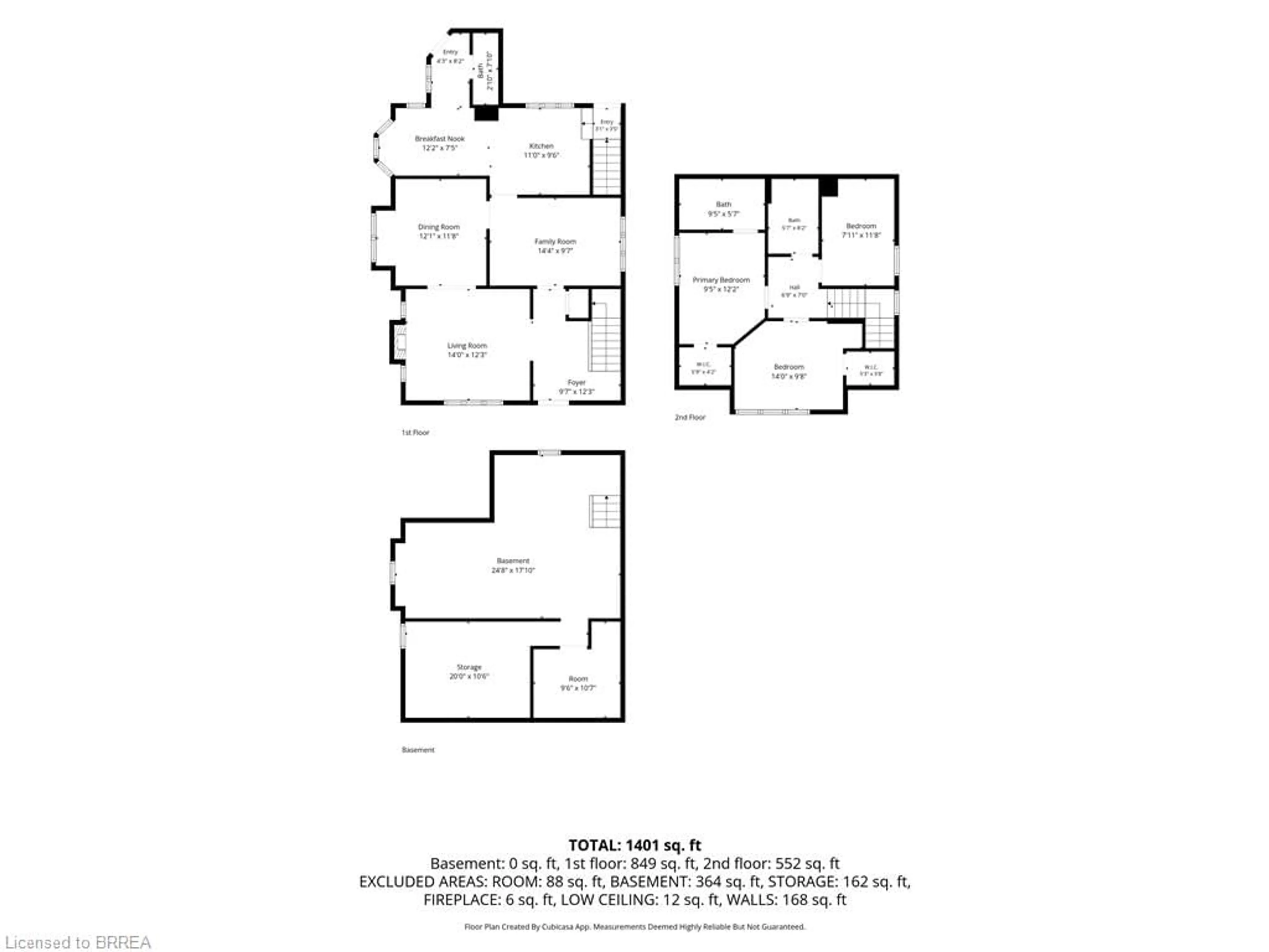 Floor plan for 378 Norfolk St, Simcoe Ontario N3Y 3P5