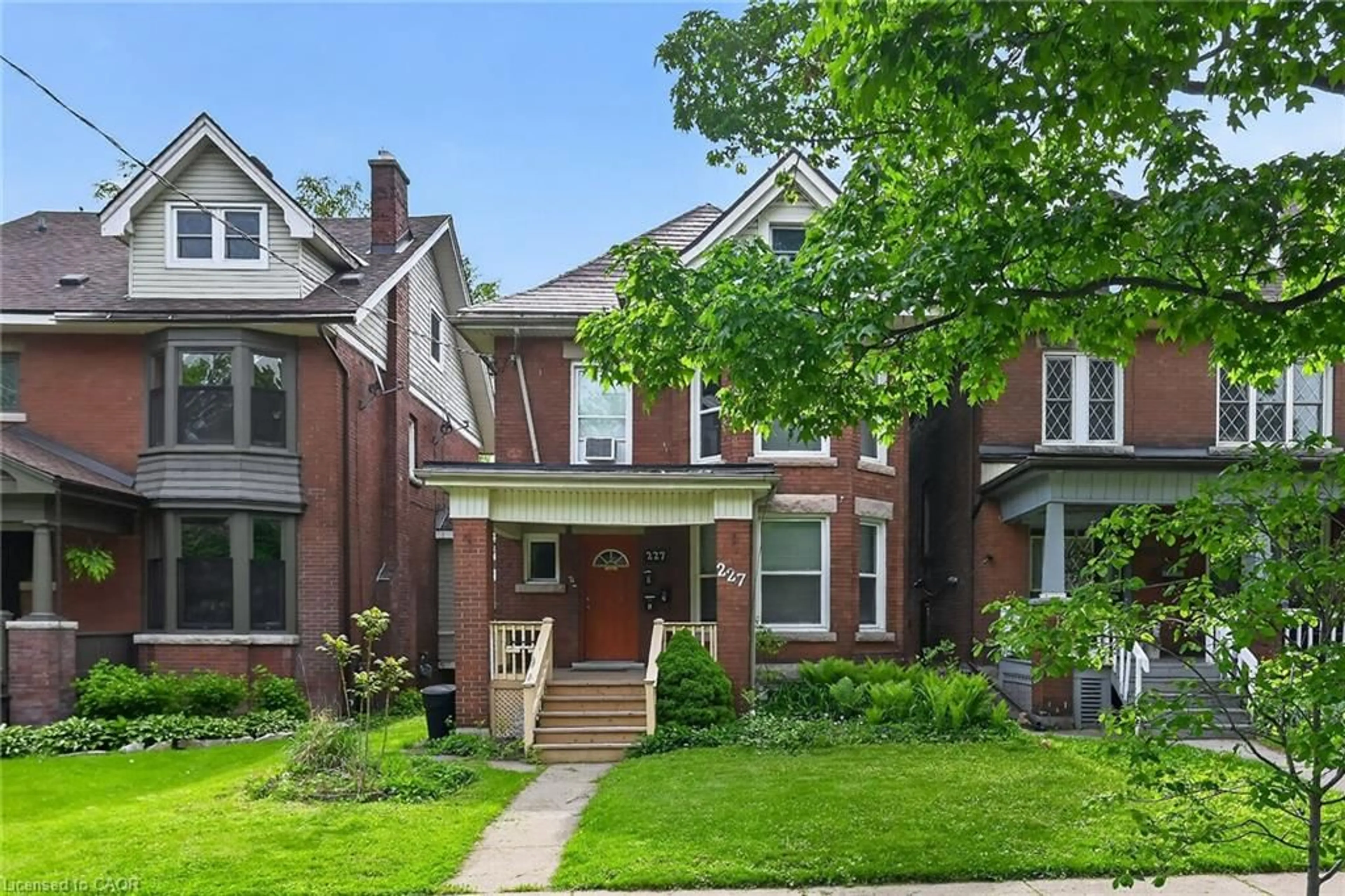 Home with brick exterior material, street for 227 Sherman Ave, Hamilton Ontario L8M 2R2