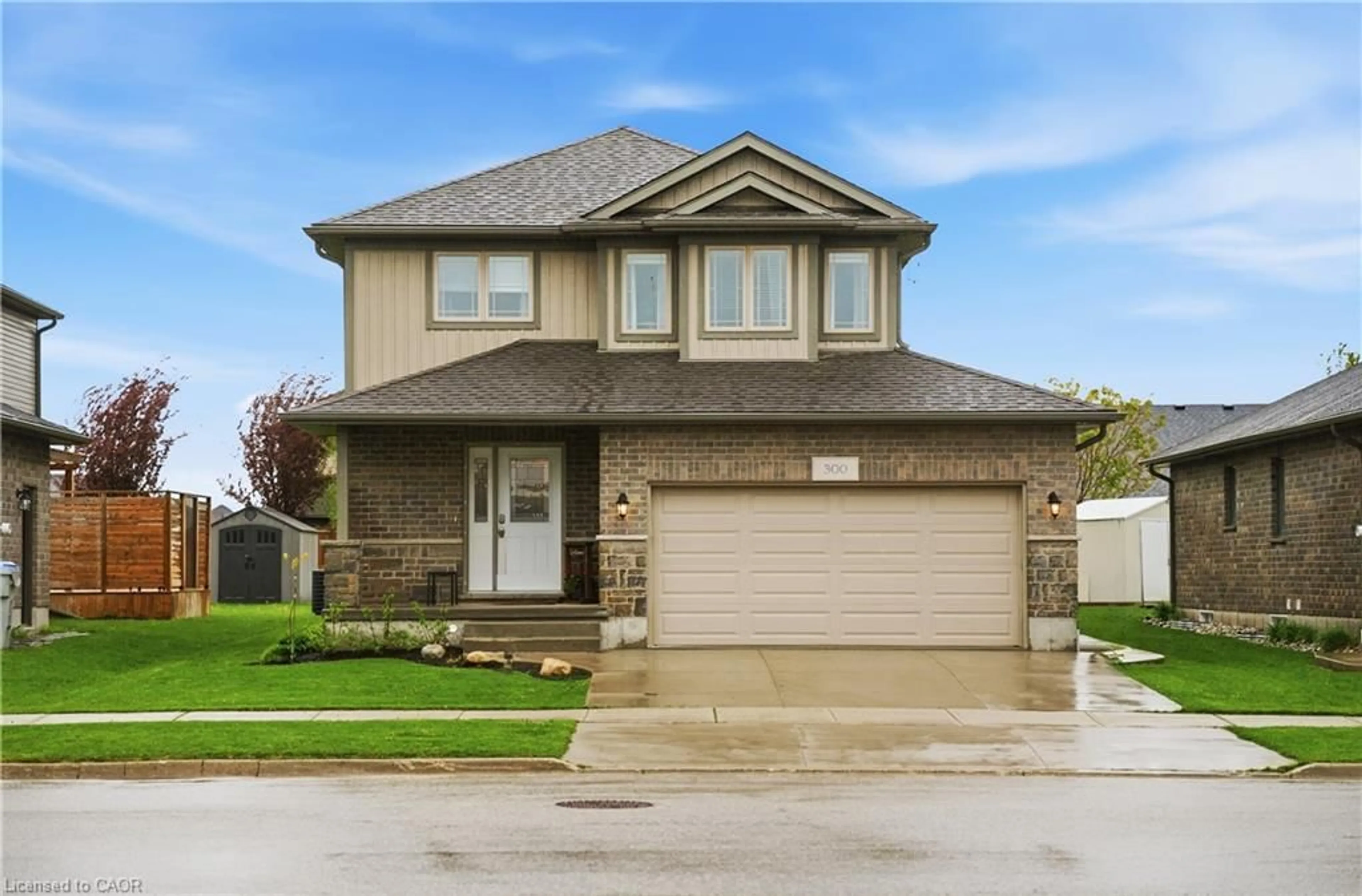 Home with brick exterior material, street for 300 Hutton St, Listowel Ontario N4W 0C1
