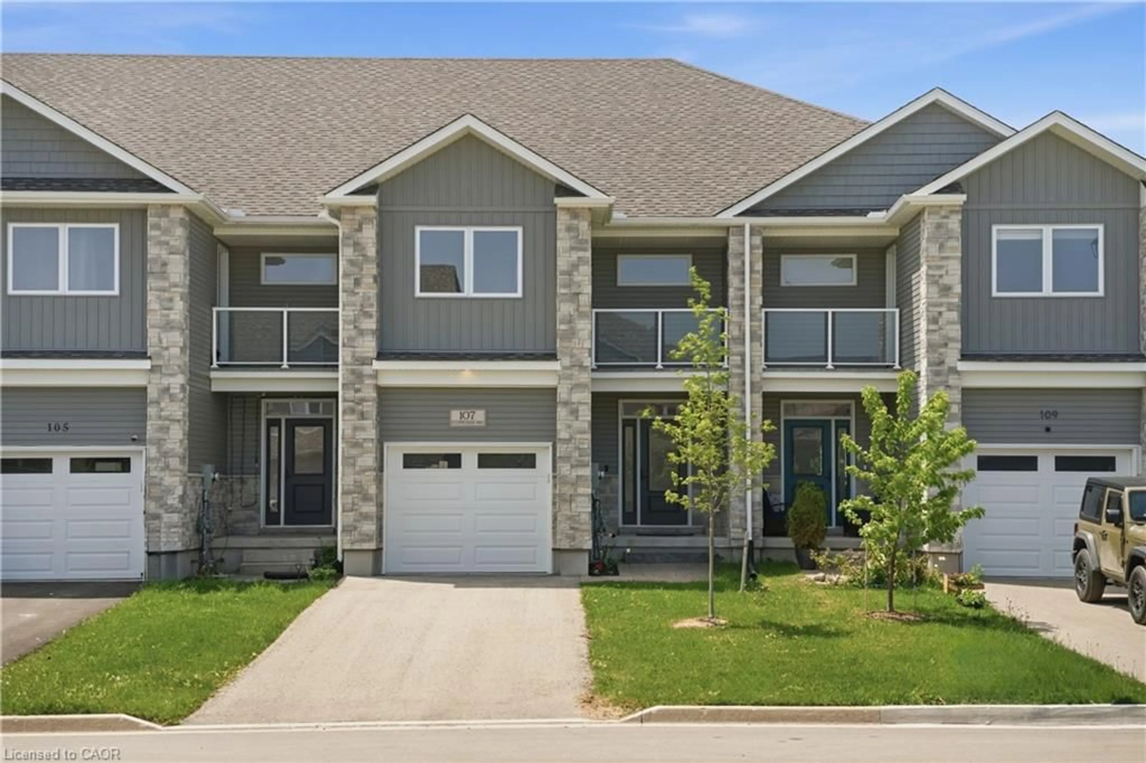 Home with brick exterior material, street for 107 Stephenson Way, Palmerston Ontario N0G 2P0