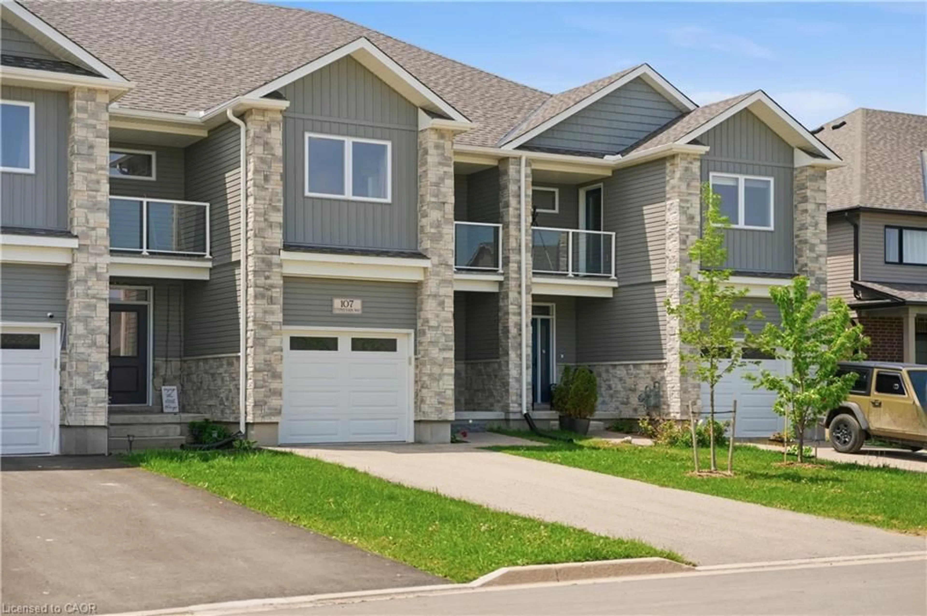 Home with brick exterior material, street for 107 Stephenson Way, Palmerston Ontario N0G 2P0