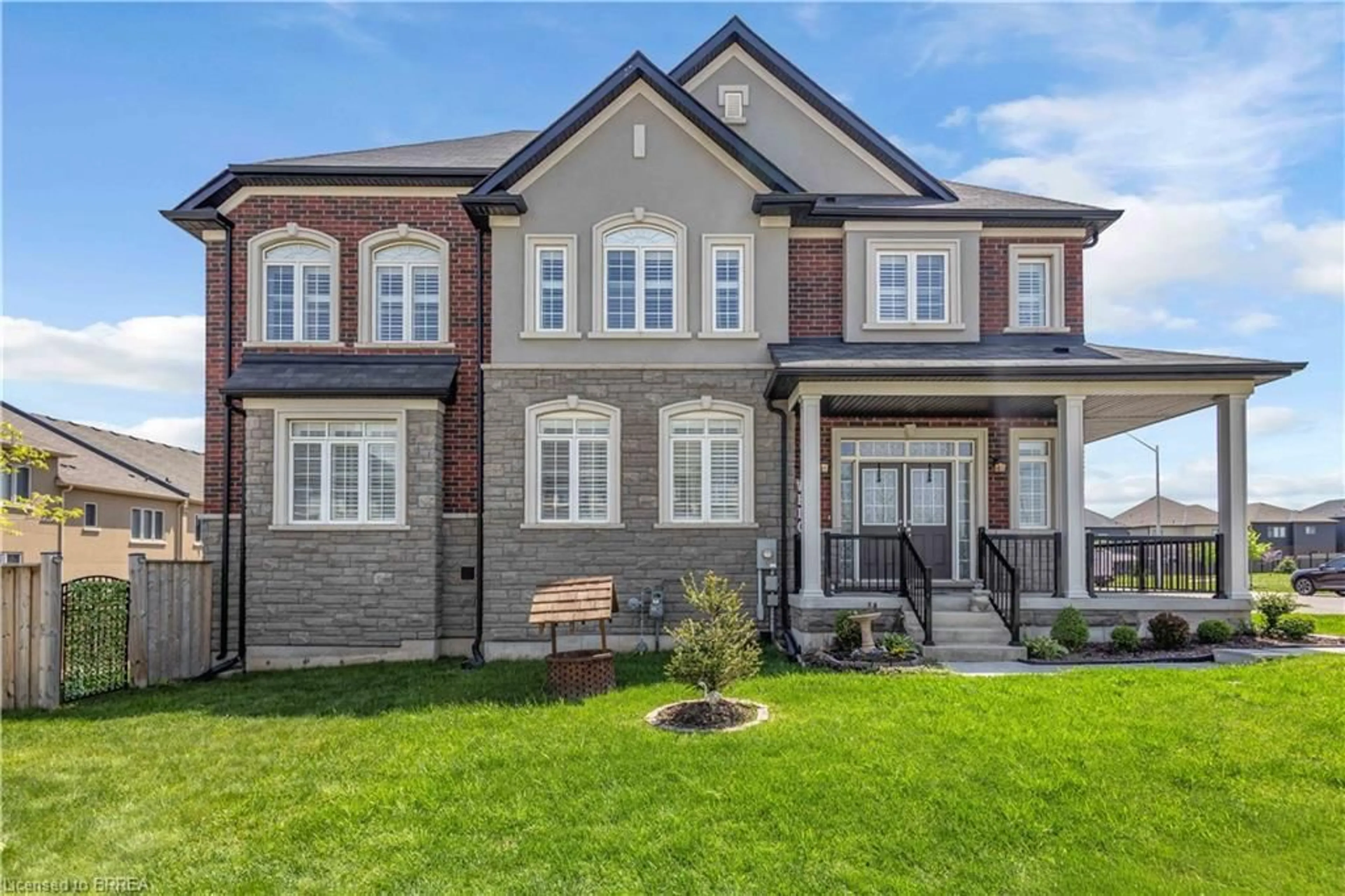 Home with brick exterior material, street for 2 Doug Foulds Way, Paris Ontario N3L 0K2
