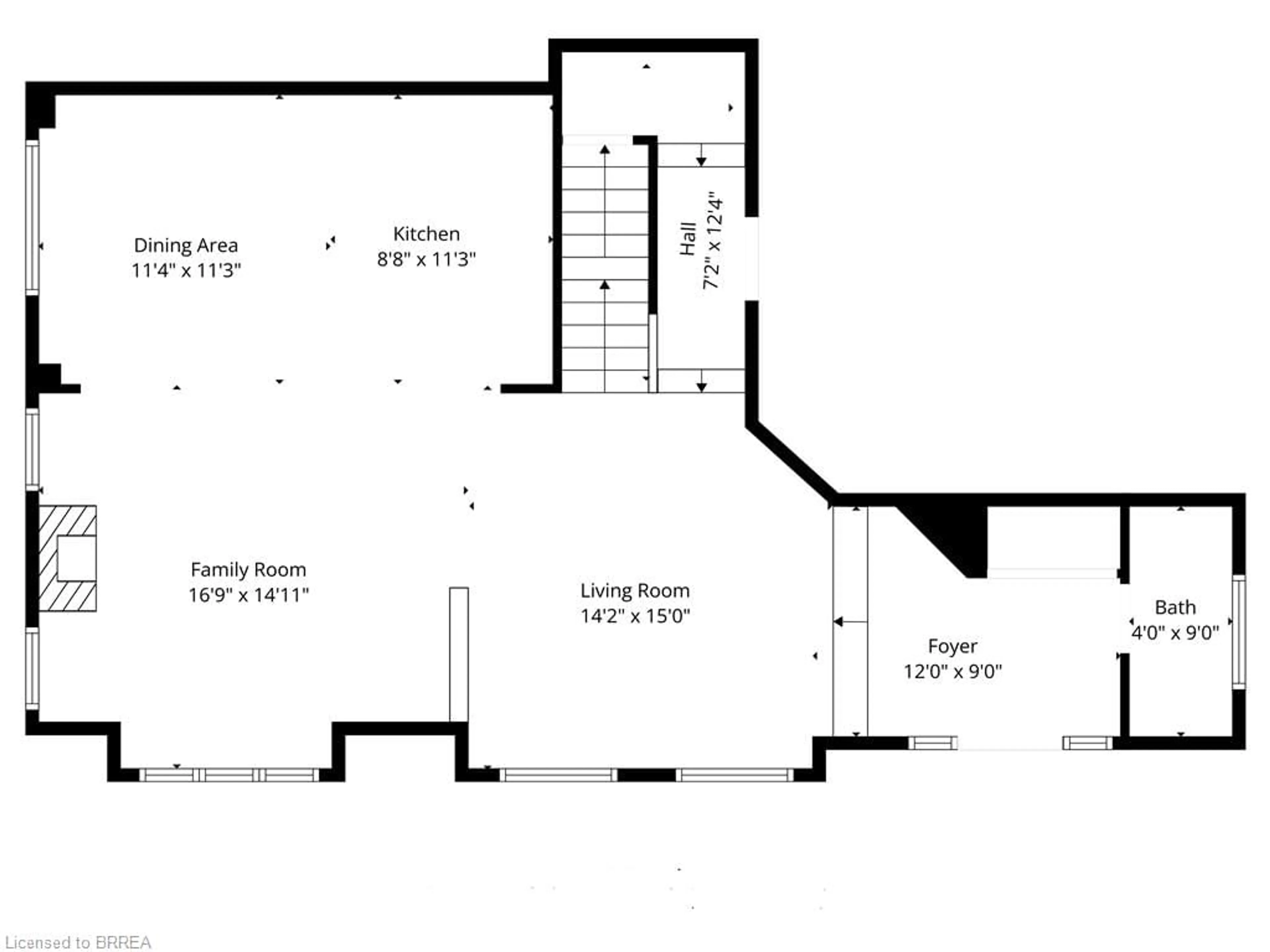 Floor plan for 2 Doug Foulds Way, Paris Ontario N3L 0K2