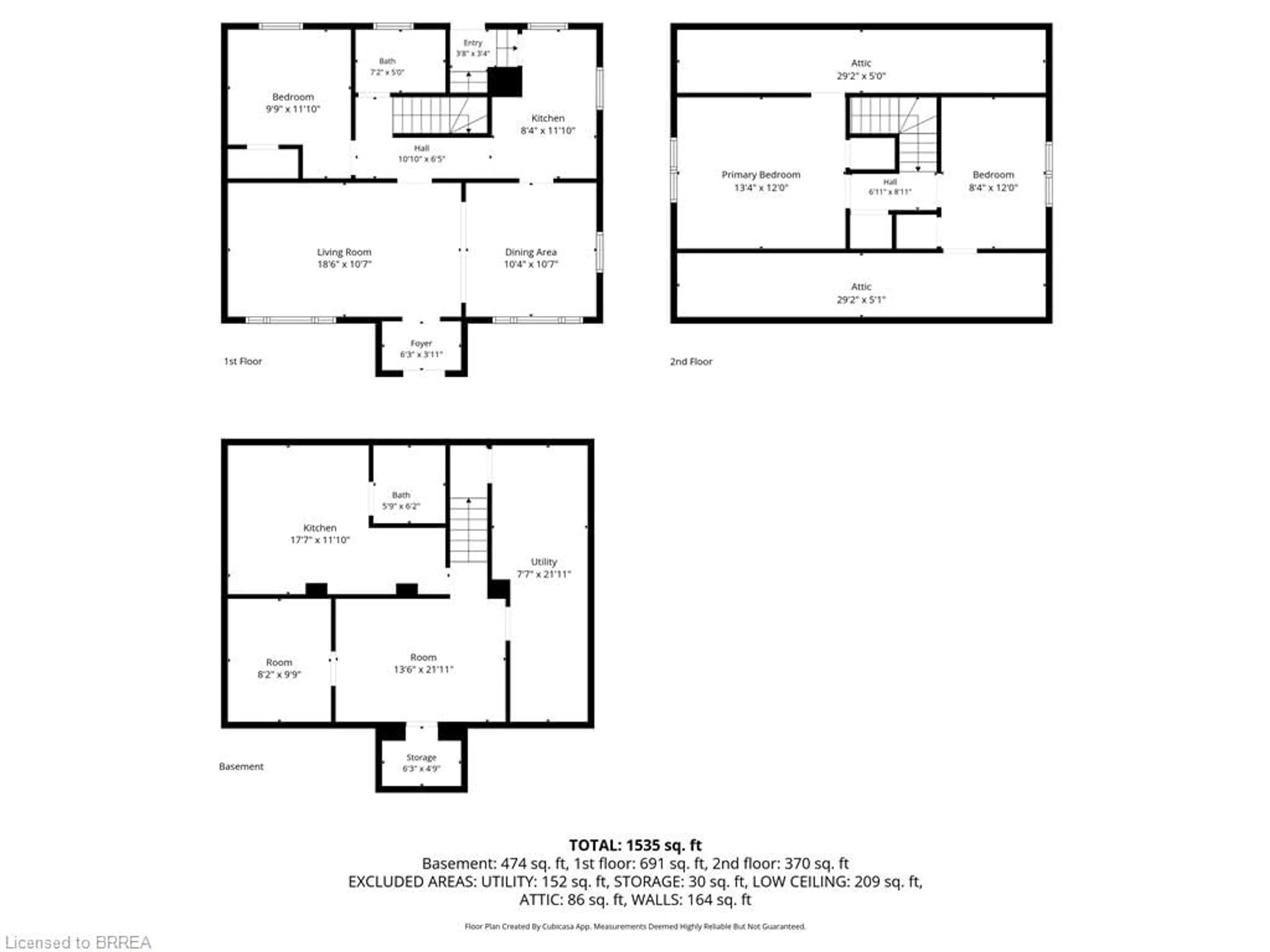 Floor plan for 20 Hiram Rd, Paris Ontario N3L 2P8