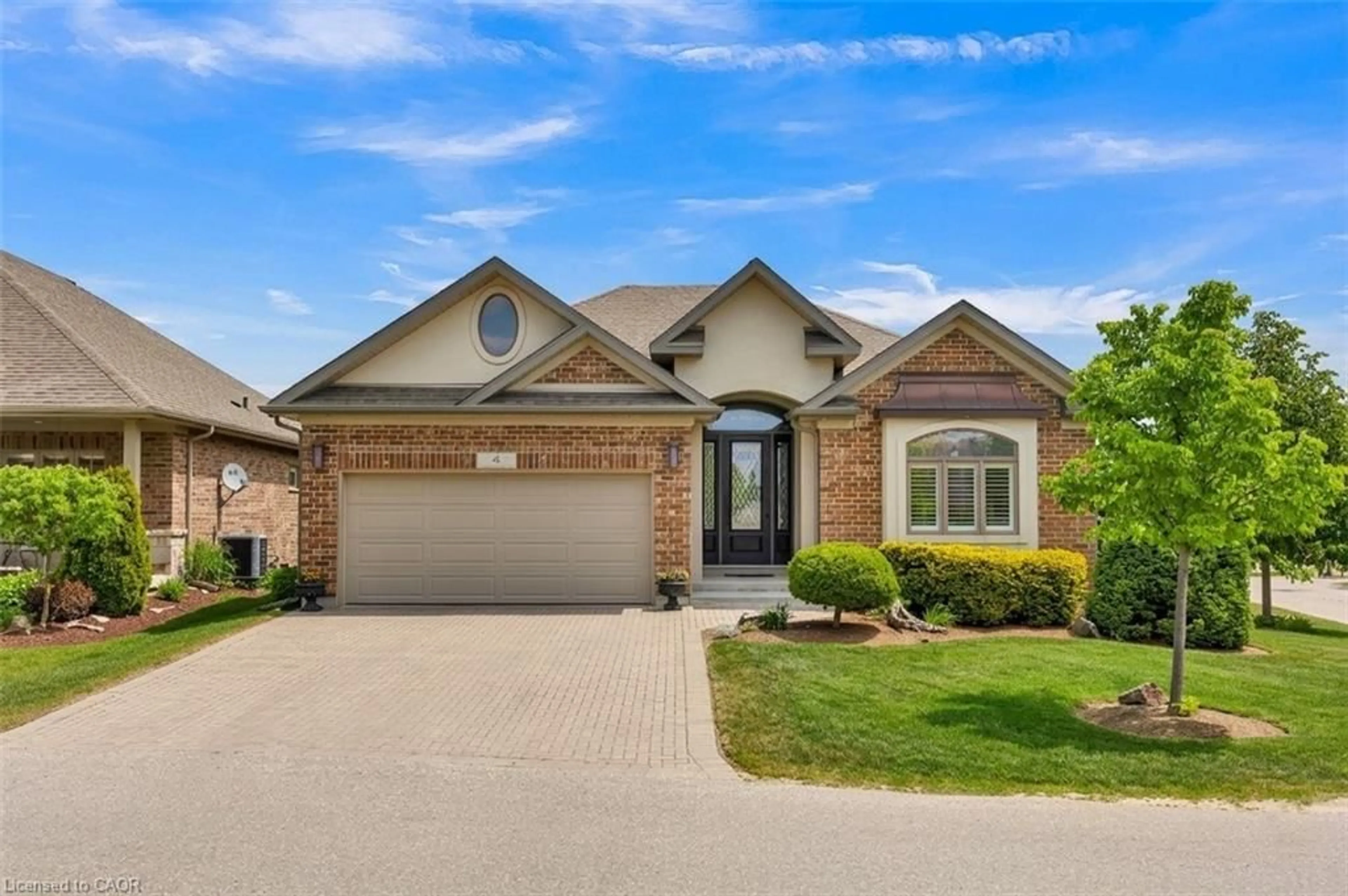Home with brick exterior material, street for 4 Piccadilly Sq, New Hamburg Ontario N3A 0C7