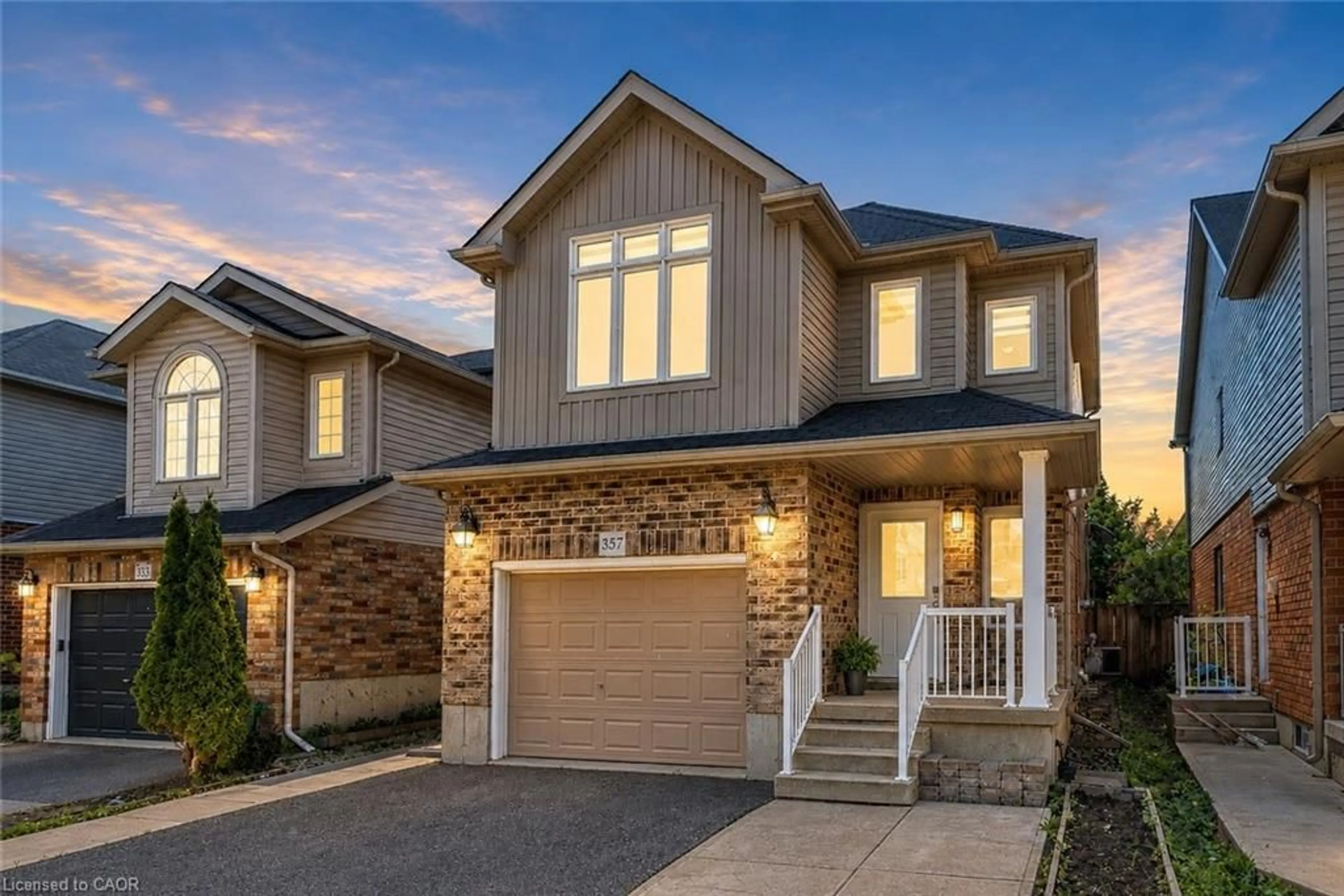 Home with brick exterior material, street for 357 Parkvale Dr, Kitchener Ontario N2R 1Y6