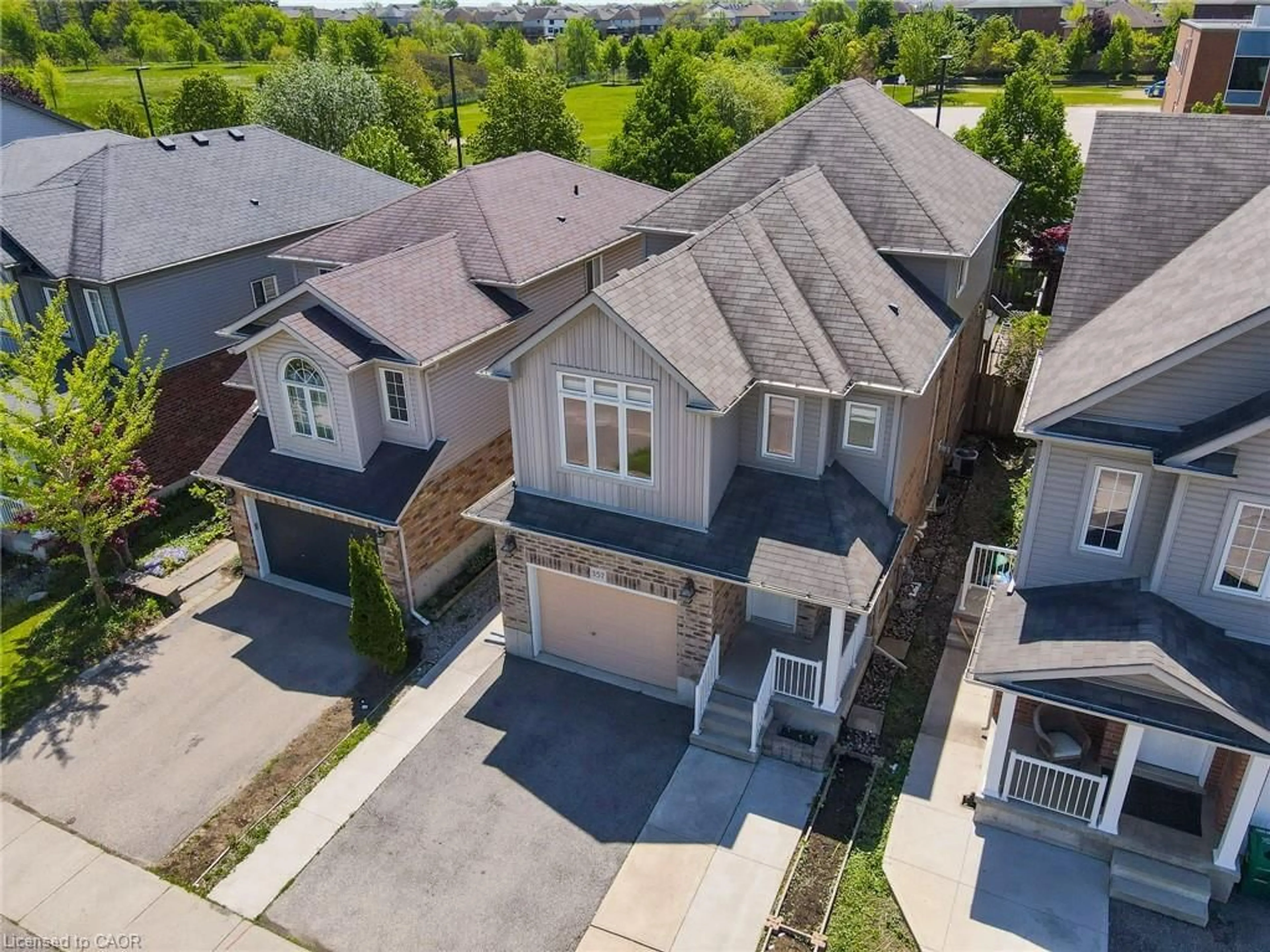 A pic from outside/outdoor area/front of a property/back of a property/a pic from drone, street for 357 Parkvale Dr, Kitchener Ontario N2R 1Y6