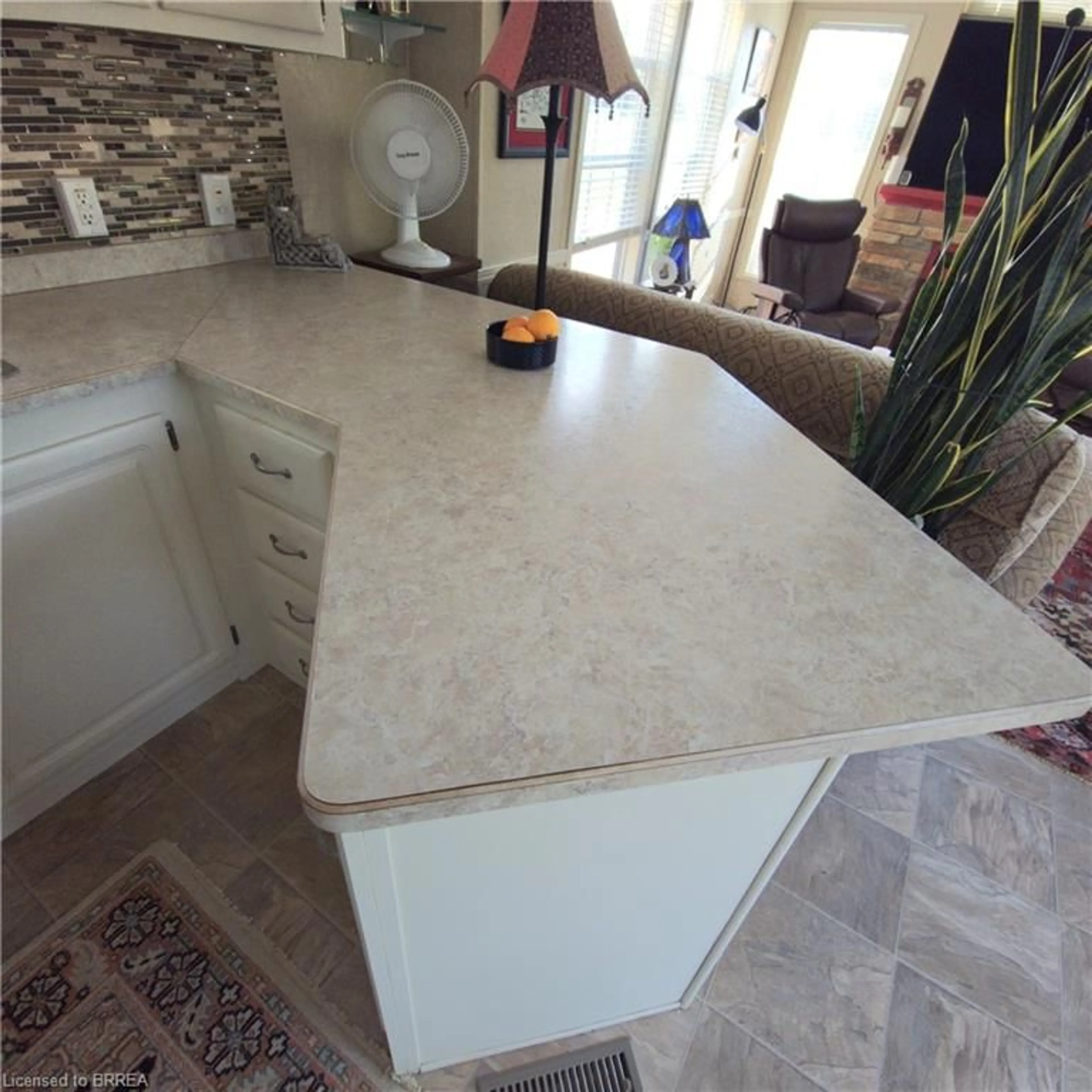 Contemporary kitchen, ceramic/tile floor for 128 Otto Lane, Freelton Ontario N0B 2J0