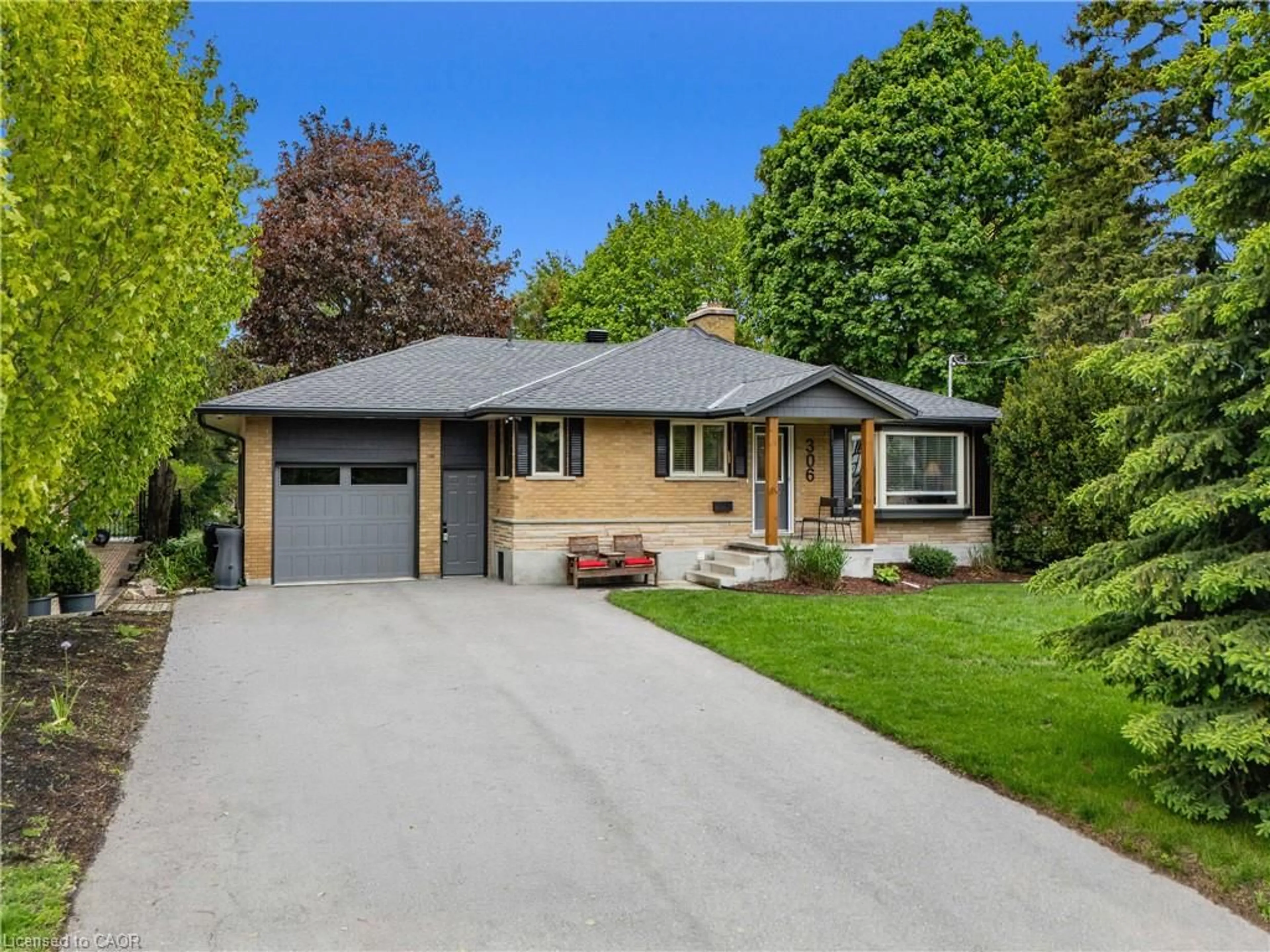 Home with brick exterior material, street for 306 Normandy Ave, Waterloo Ontario N2K 1X7