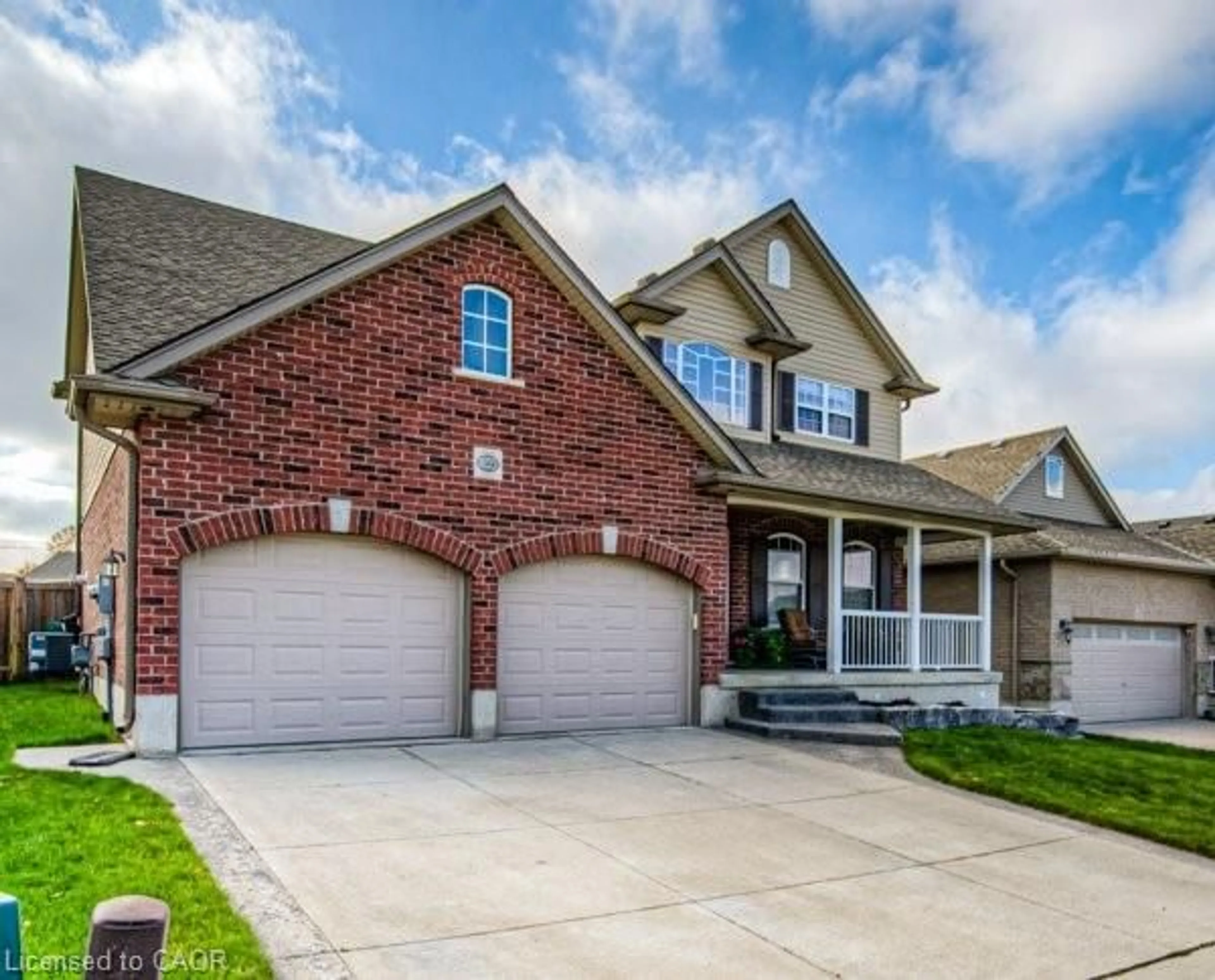 Home with brick exterior material, street for 455 Alan Cres, Woodstock Ontario N4S 0B9